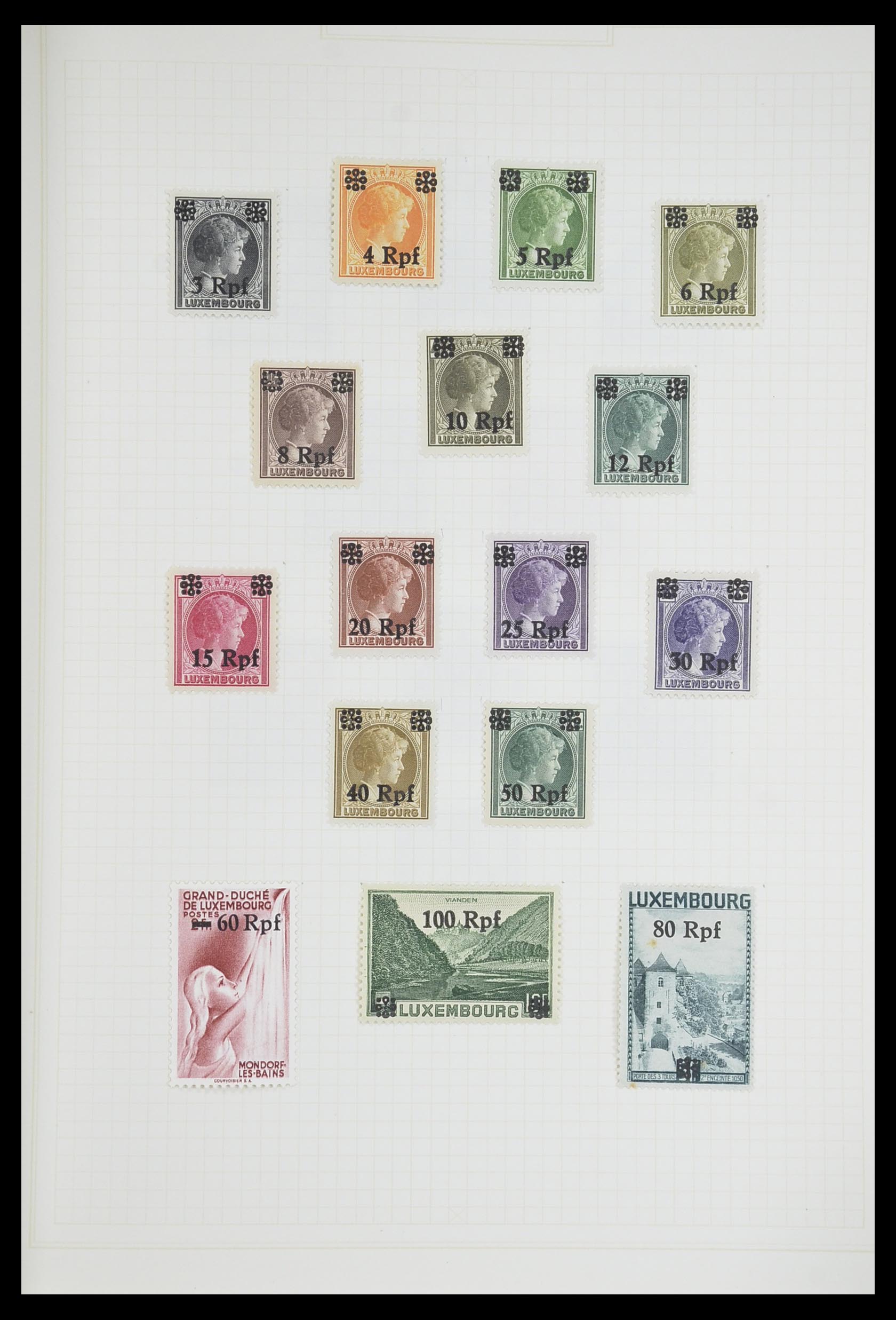 33713 055 - Postzegelverzameling 33713 Duitse bezettingen WO I en WO II 1914-1945