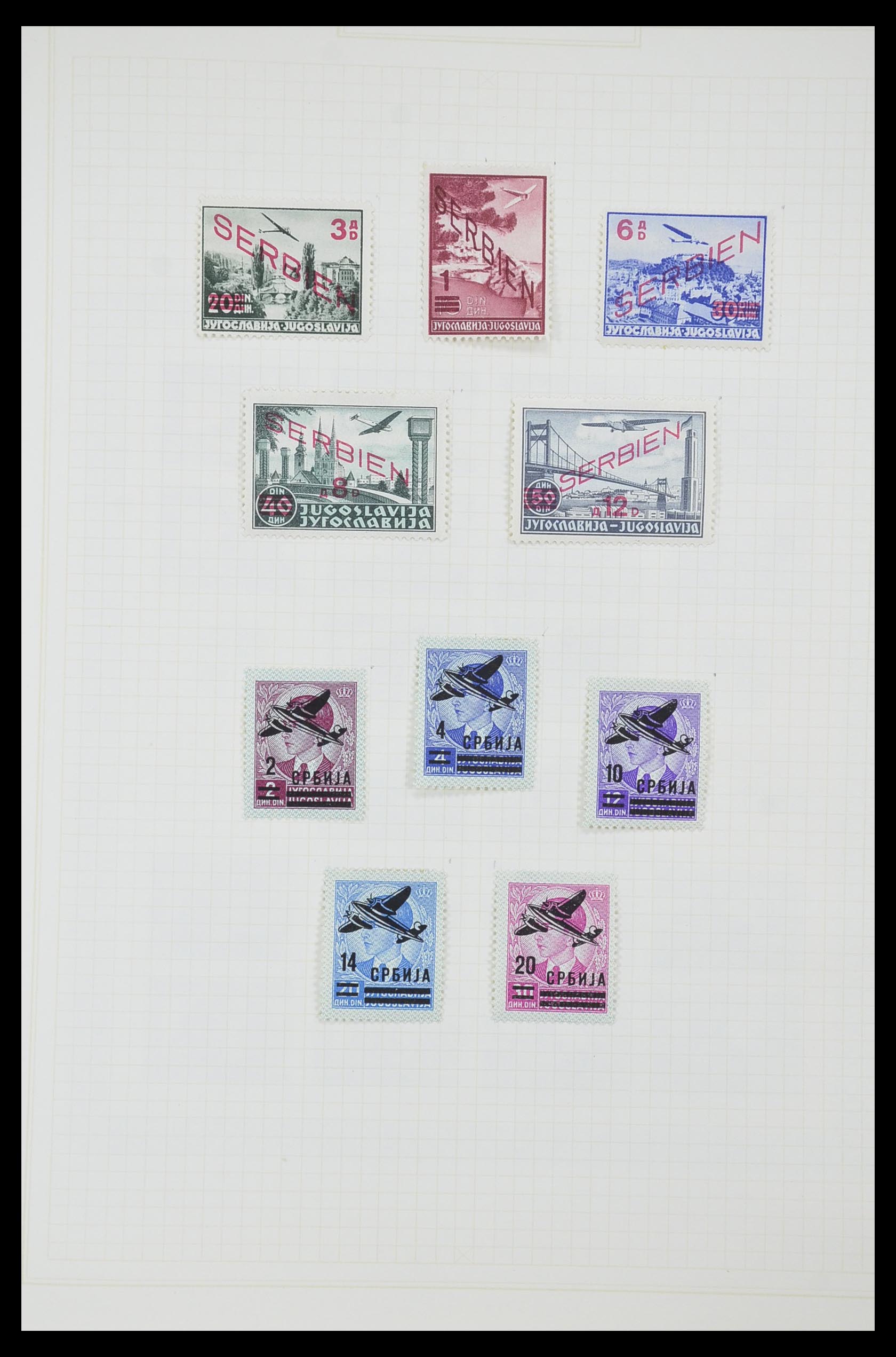 33713 066 - Postzegelverzameling 33713 Duitse bezettingen WO I en WO II 1914-1945