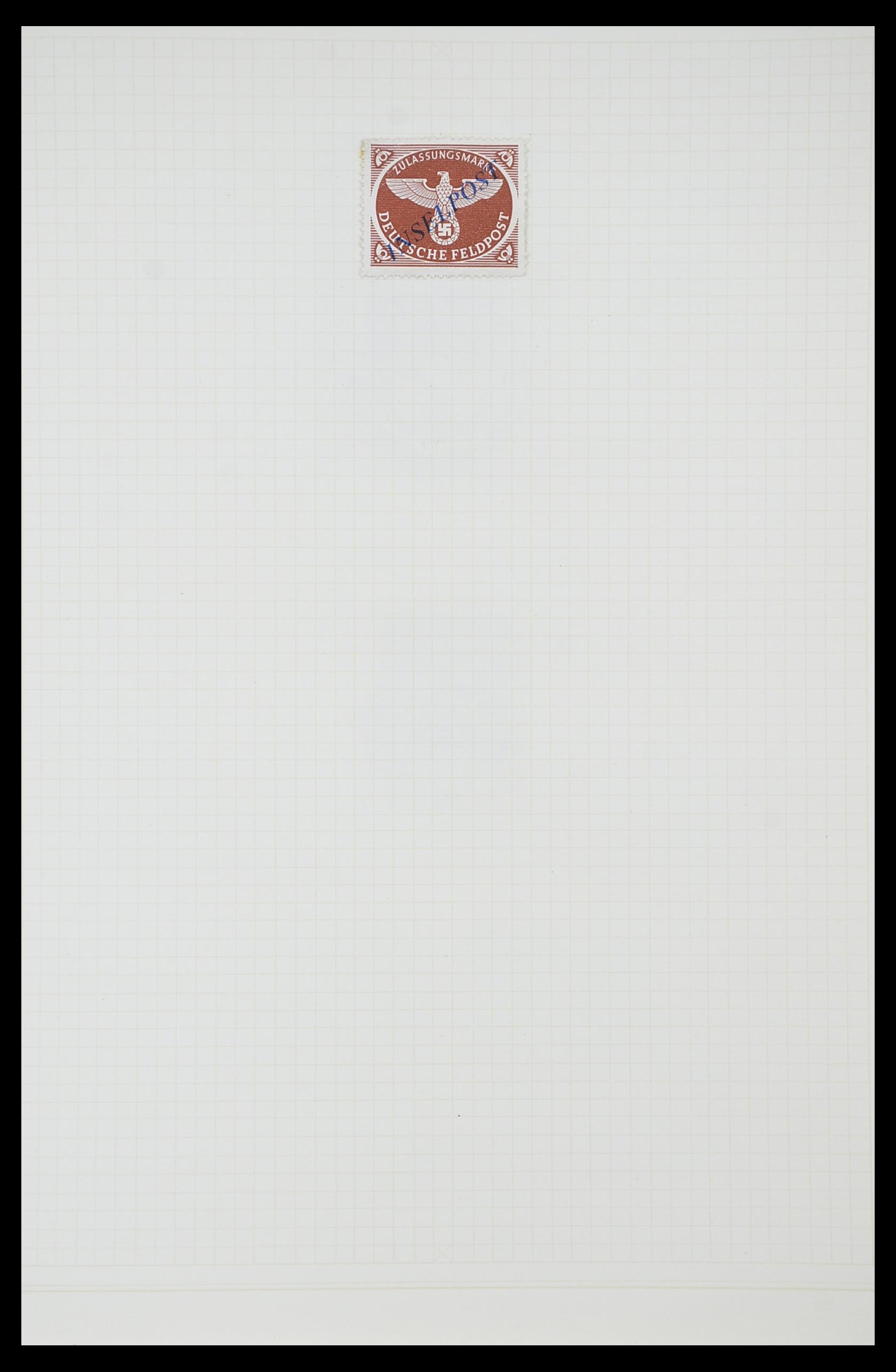 33713 073 - Postzegelverzameling 33713 Duitse bezettingen WO I en WO II 1914-1945