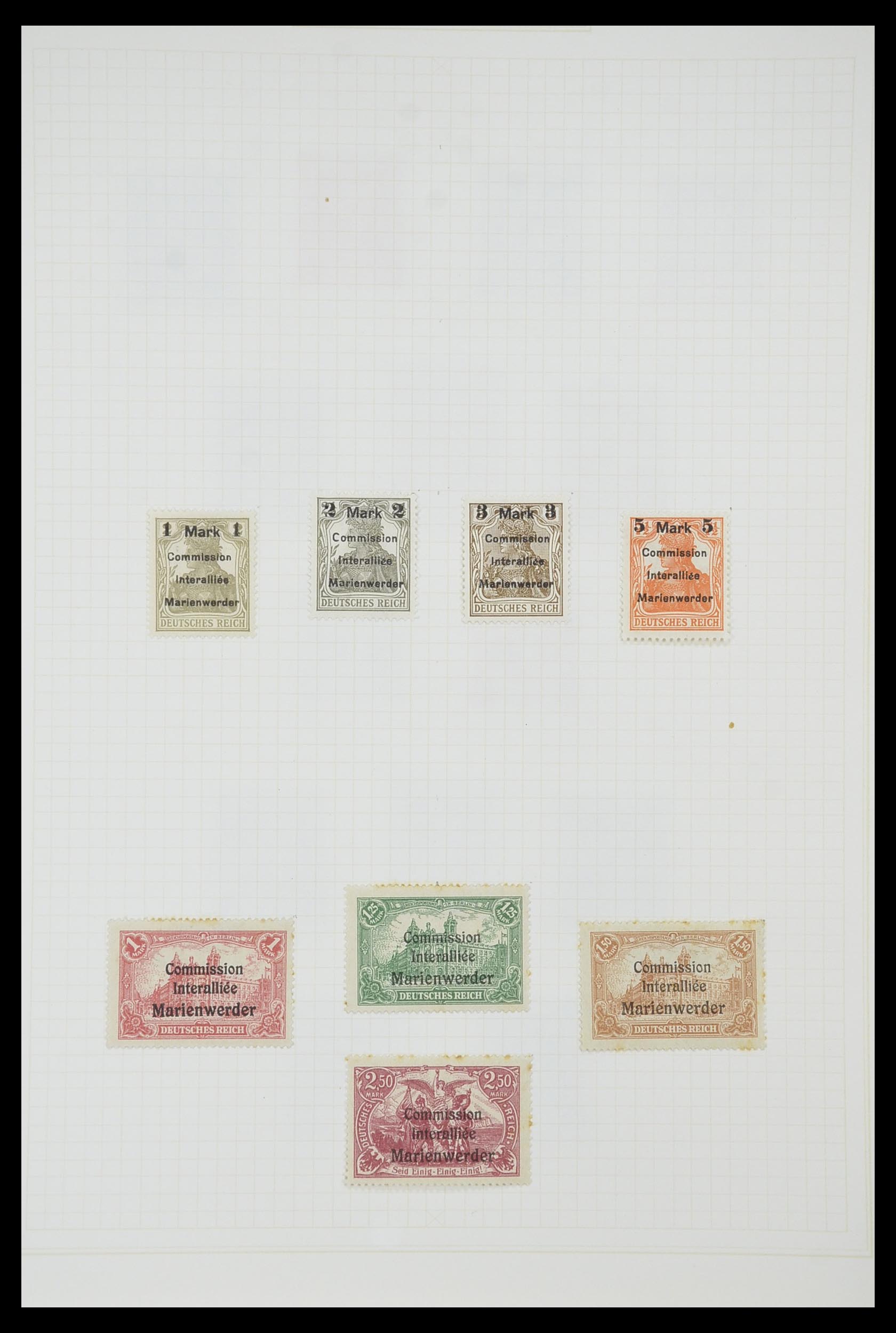 33713 077 - Postzegelverzameling 33713 Duitse bezettingen WO I en WO II 1914-1945
