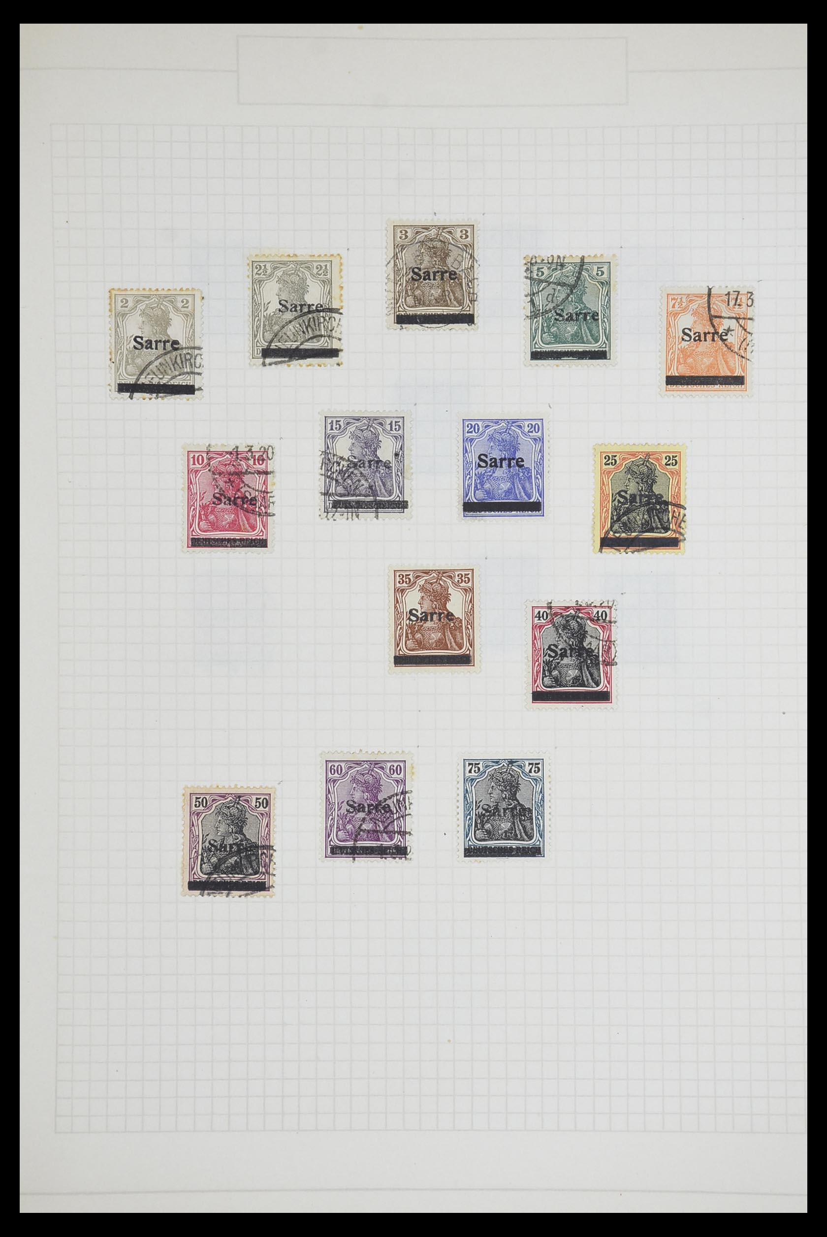 33716 002 - Postzegelverzameling 33716 Saar 1920-1959.