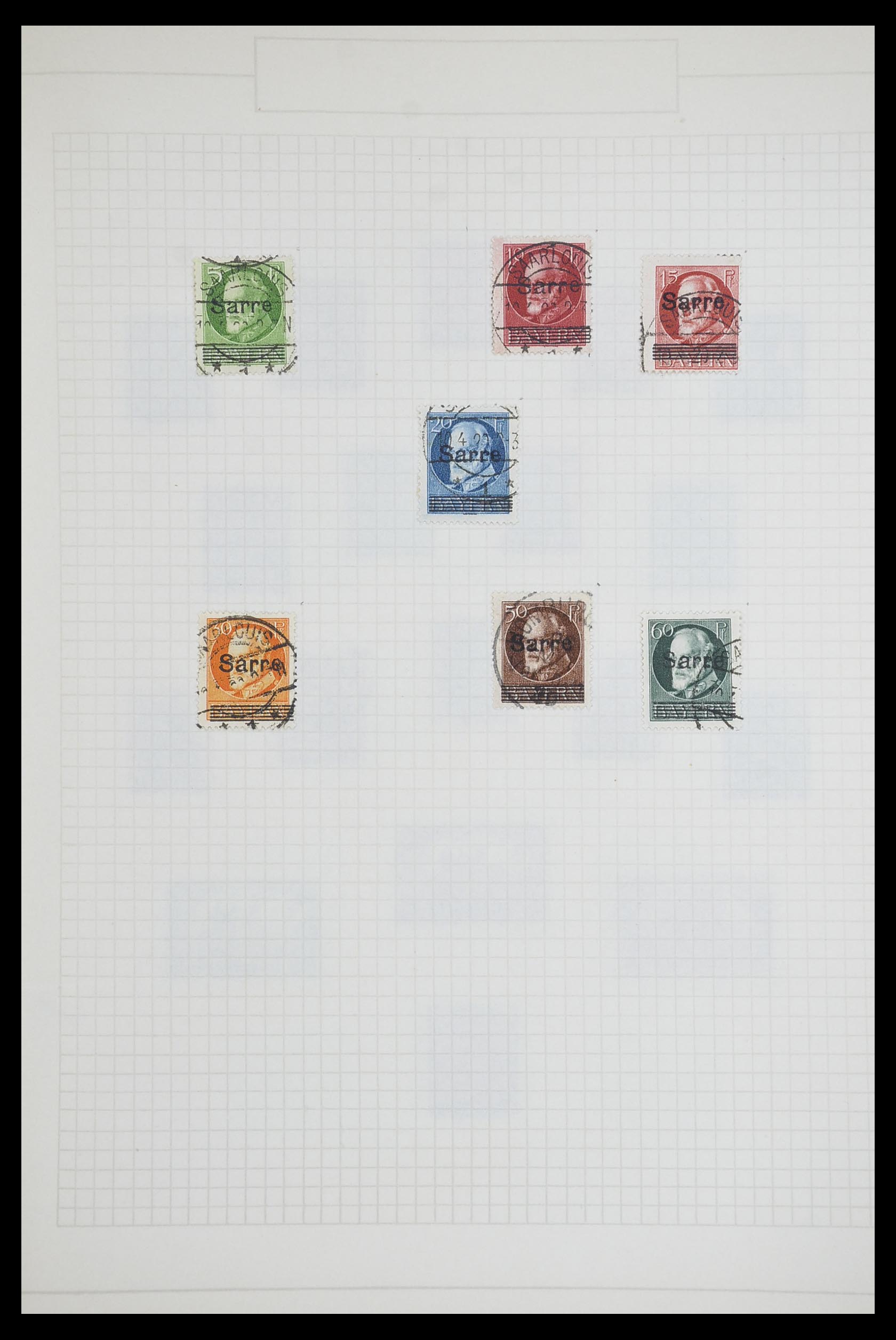 33716 003 - Postzegelverzameling 33716 Saar 1920-1959.
