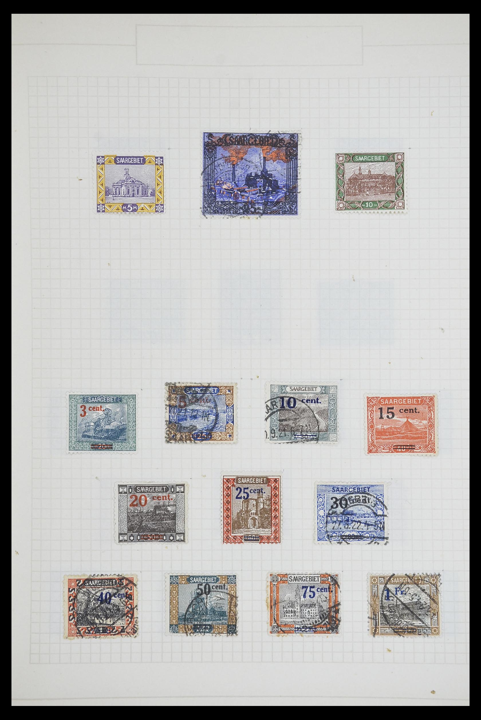 33716 006 - Postzegelverzameling 33716 Saar 1920-1959.