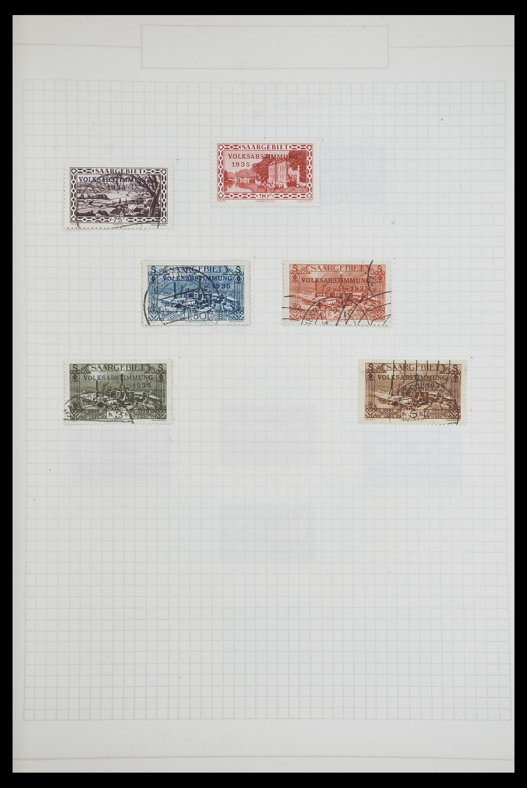33716 015 - Postzegelverzameling 33716 Saar 1920-1959.