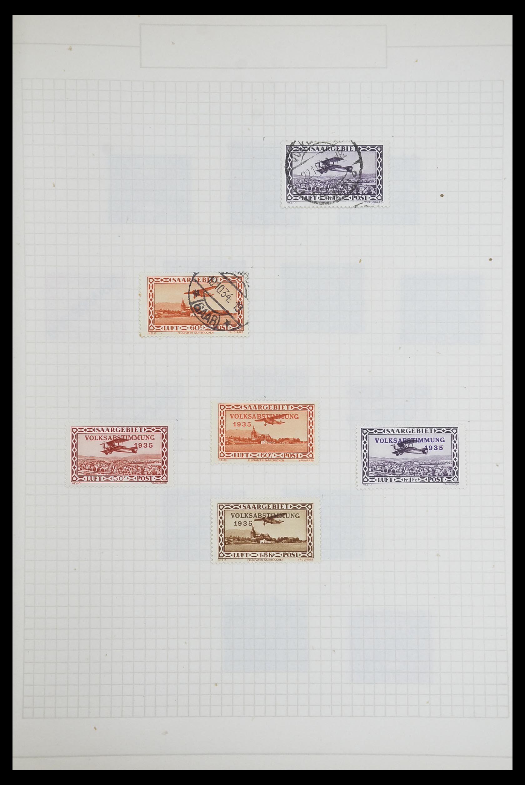 33716 016 - Postzegelverzameling 33716 Saar 1920-1959.