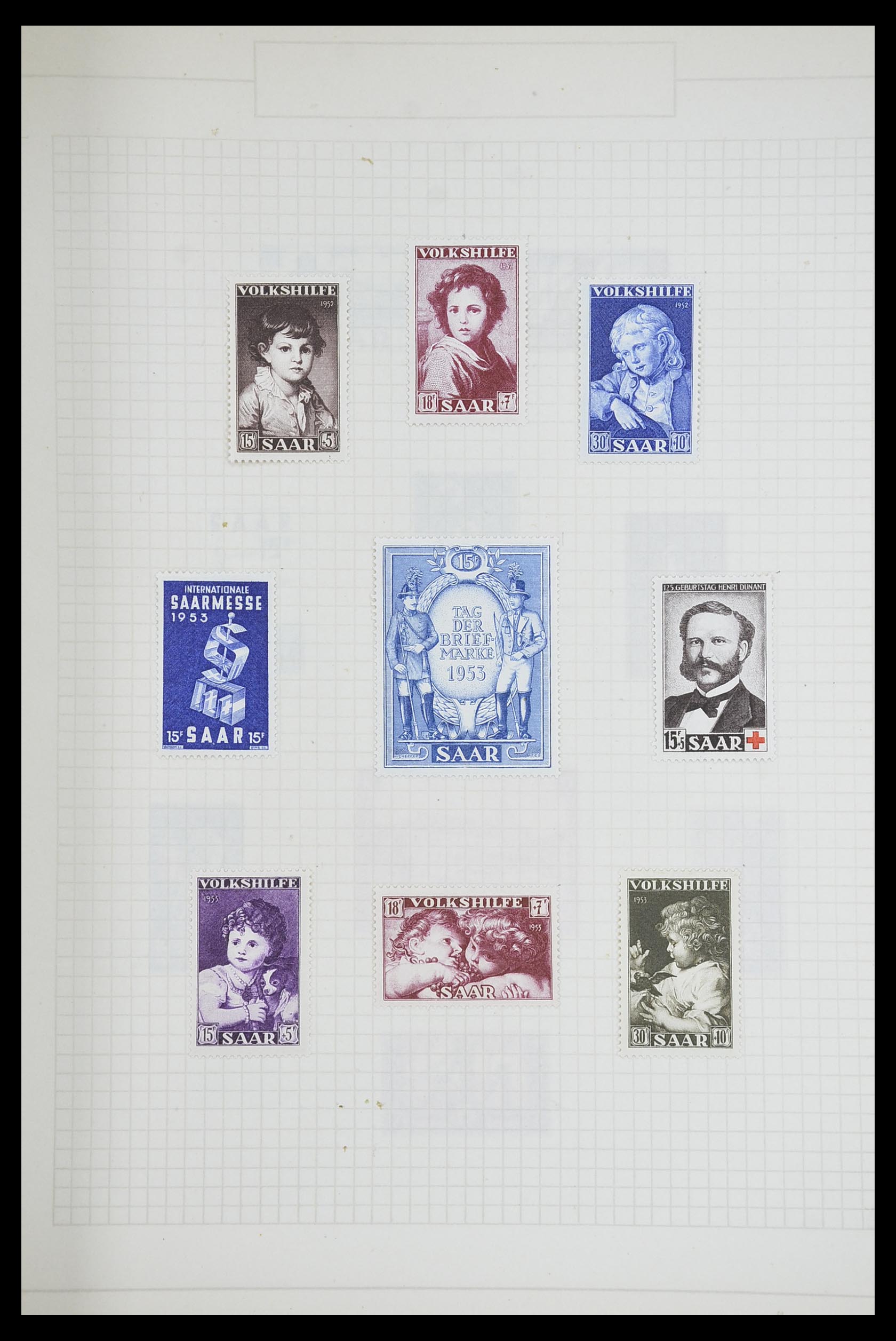 33716 029 - Postzegelverzameling 33716 Saar 1920-1959.