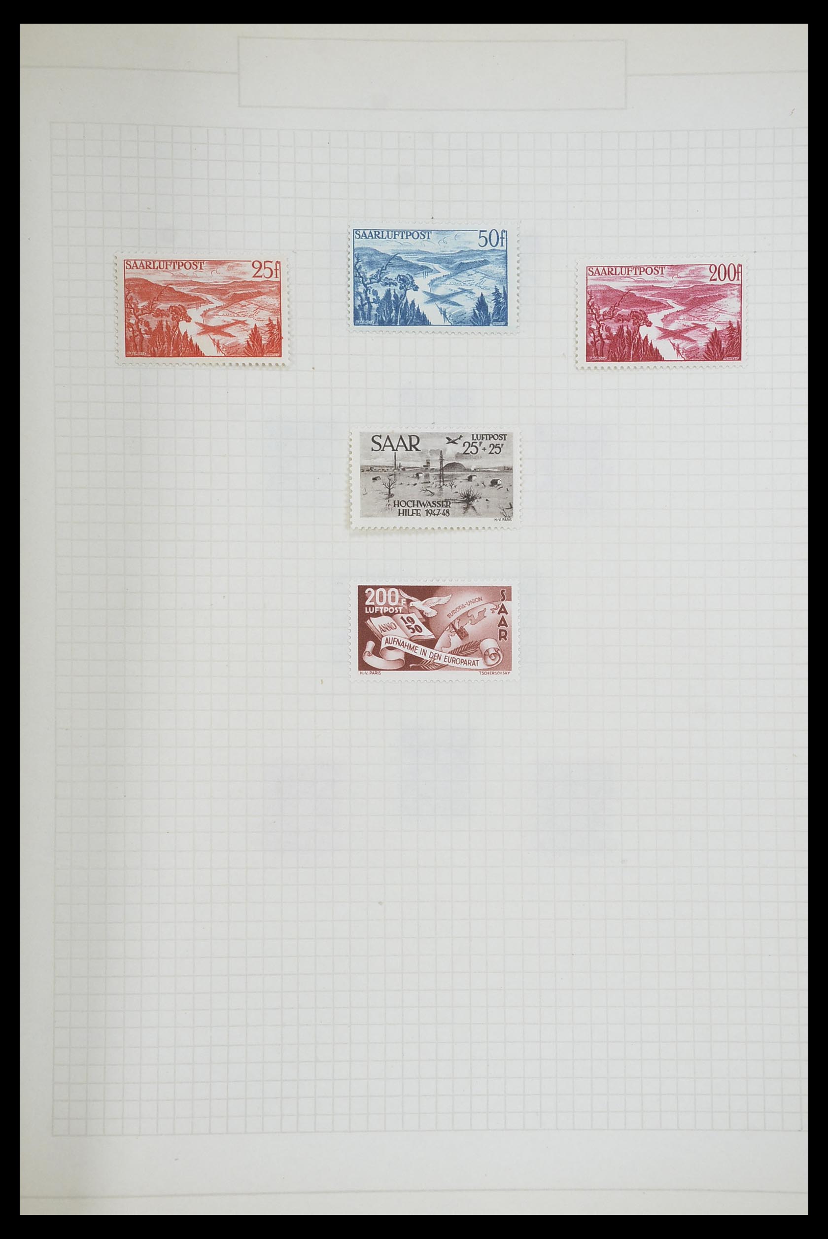 33716 039 - Postzegelverzameling 33716 Saar 1920-1959.