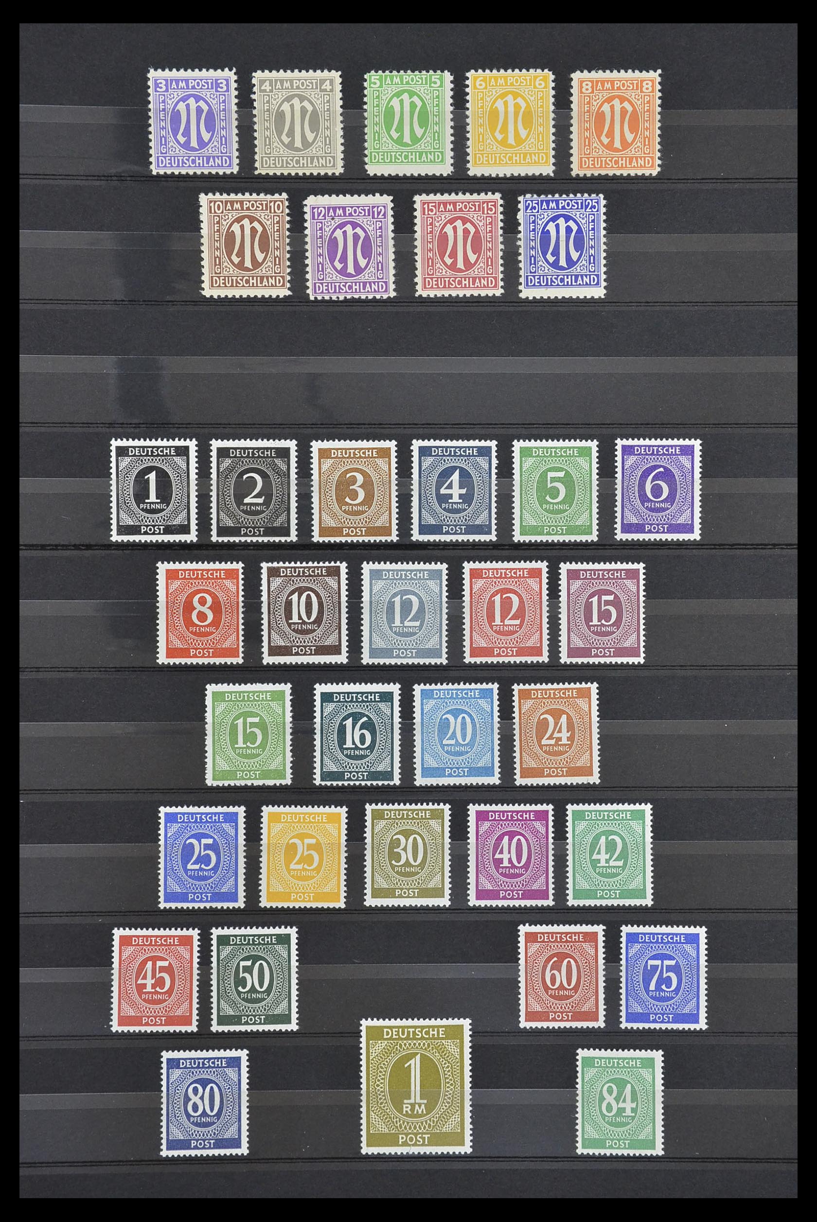 33717 002 - Stamp collection 33717 German Zones 1945-1949.