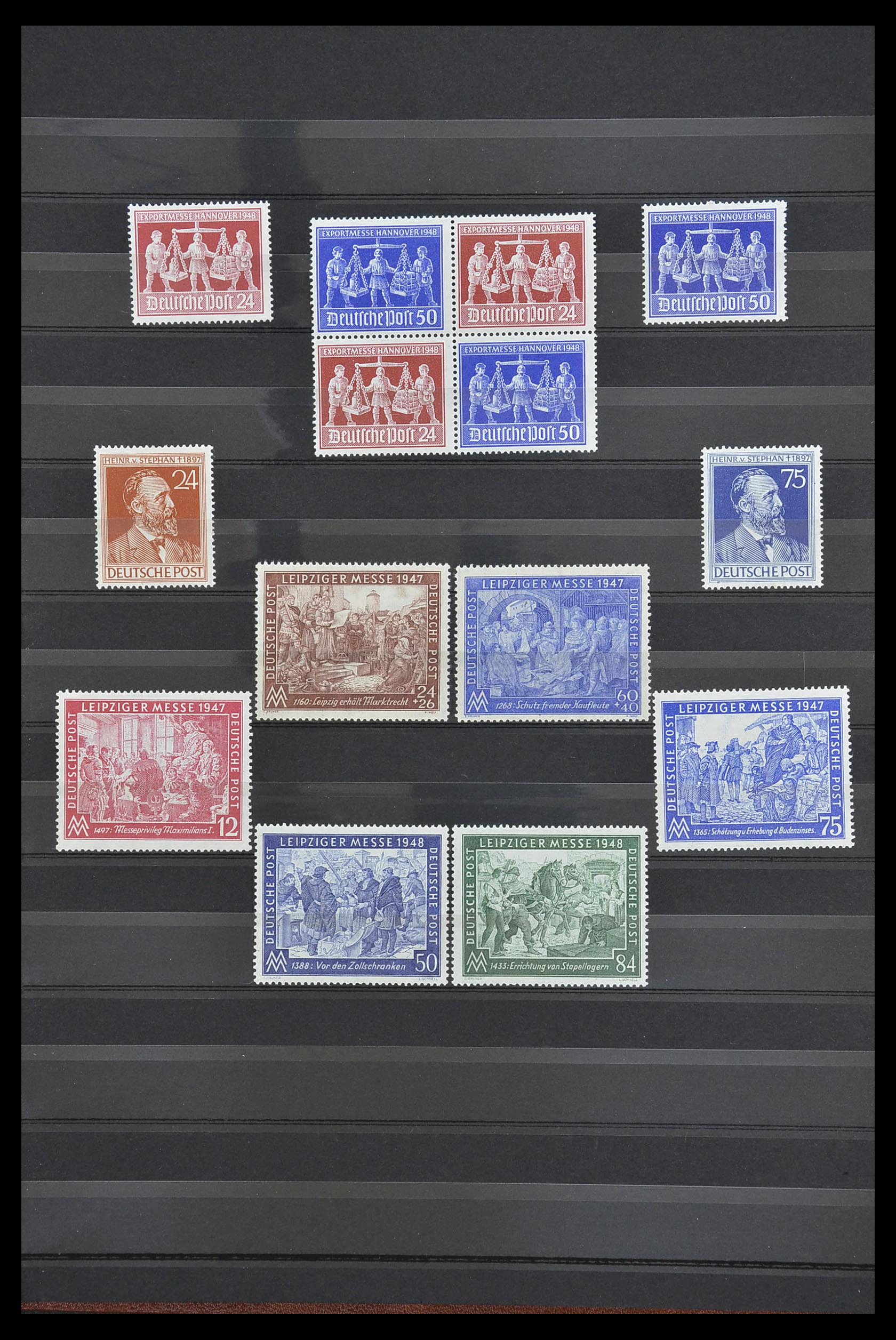 33717 004 - Stamp collection 33717 German Zones 1945-1949.