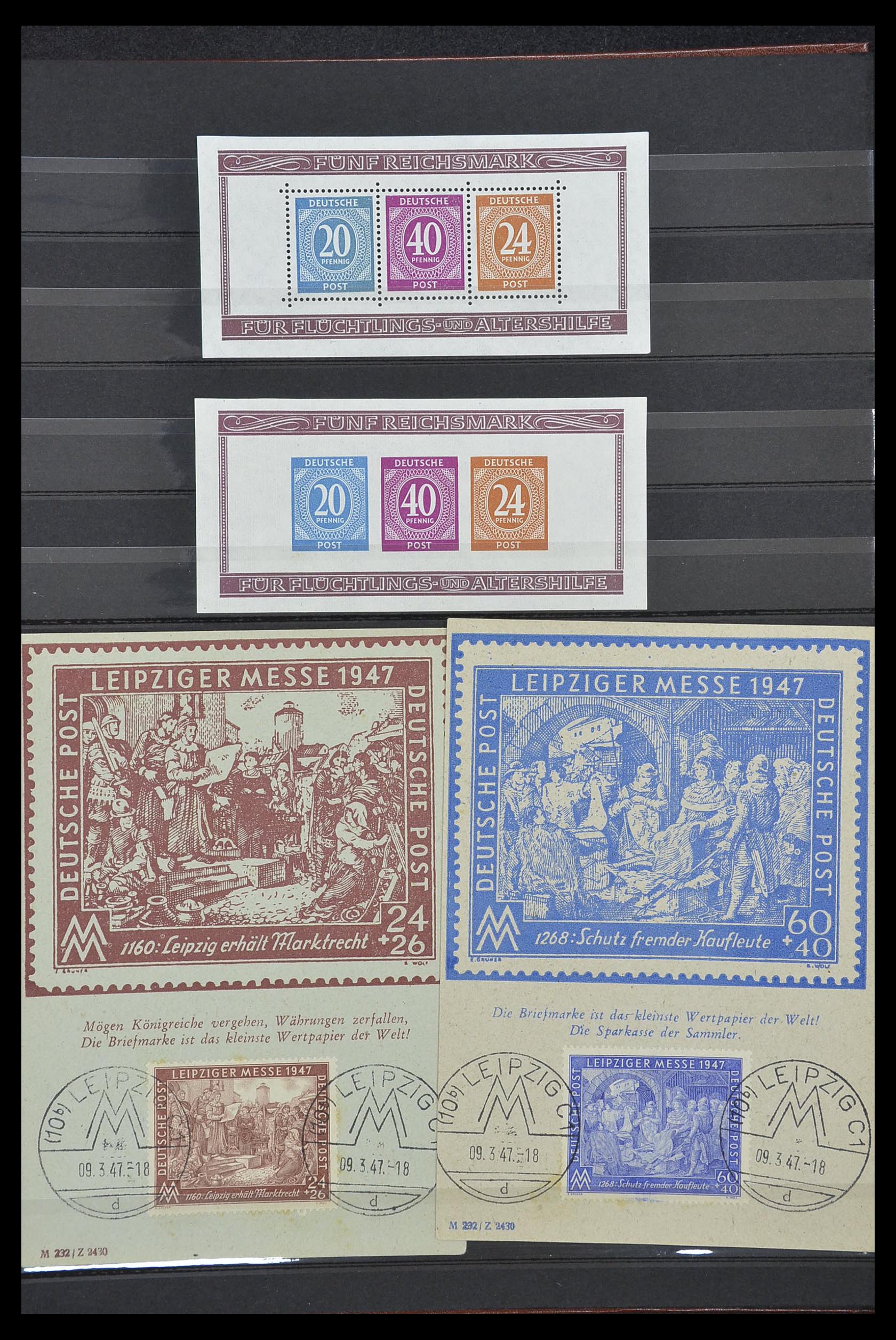 33717 005 - Stamp collection 33717 German Zones 1945-1949.