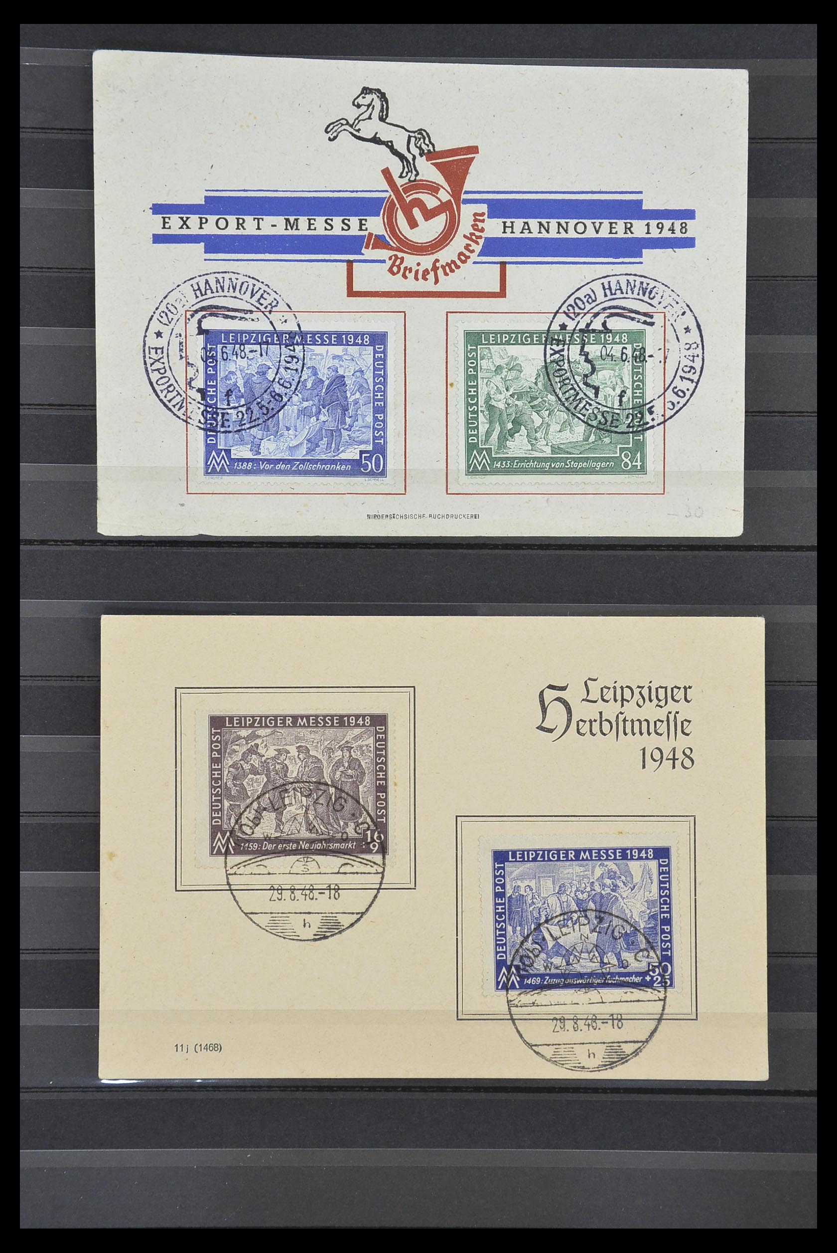 33717 006 - Stamp collection 33717 German Zones 1945-1949.