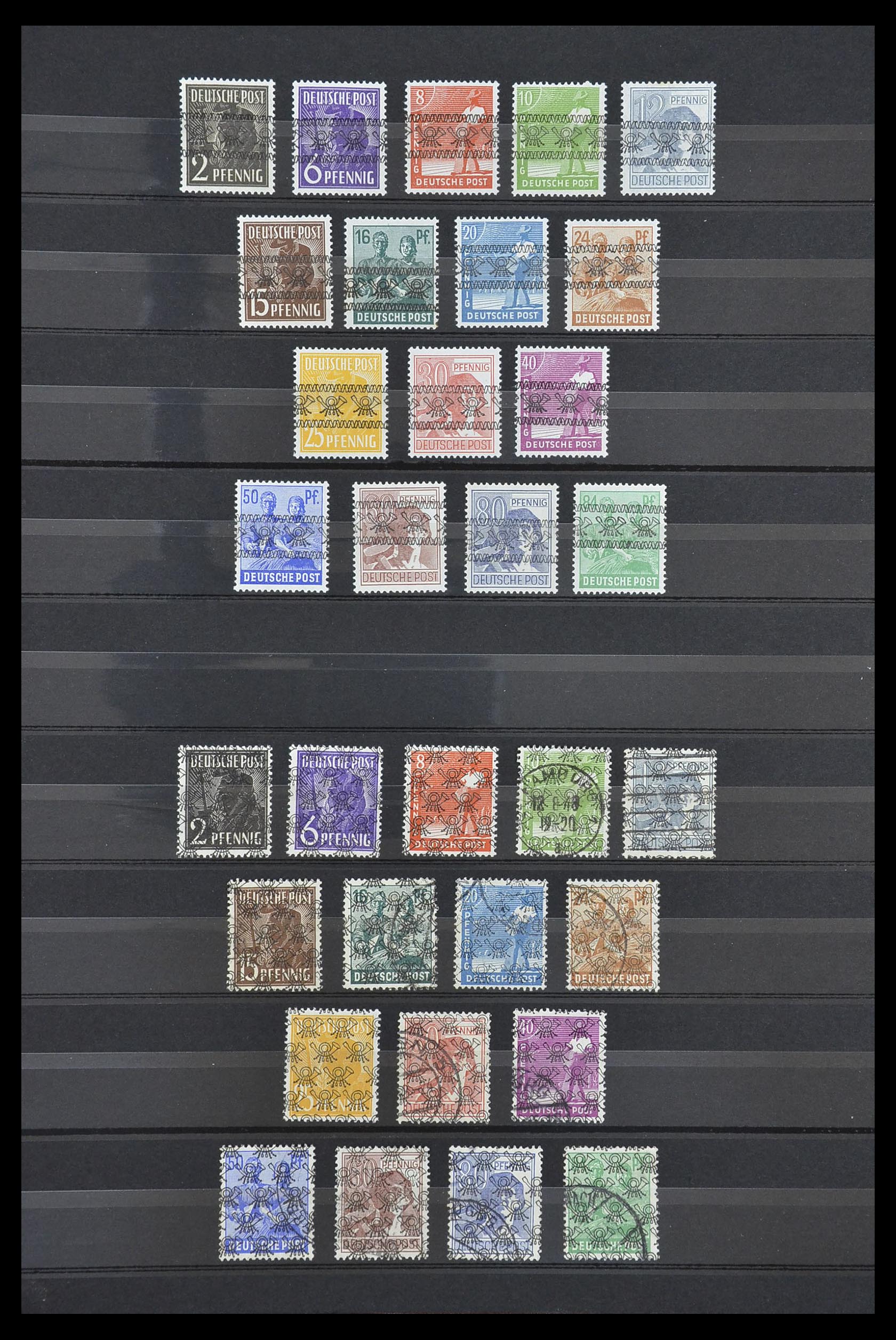 33717 008 - Stamp collection 33717 German Zones 1945-1949.