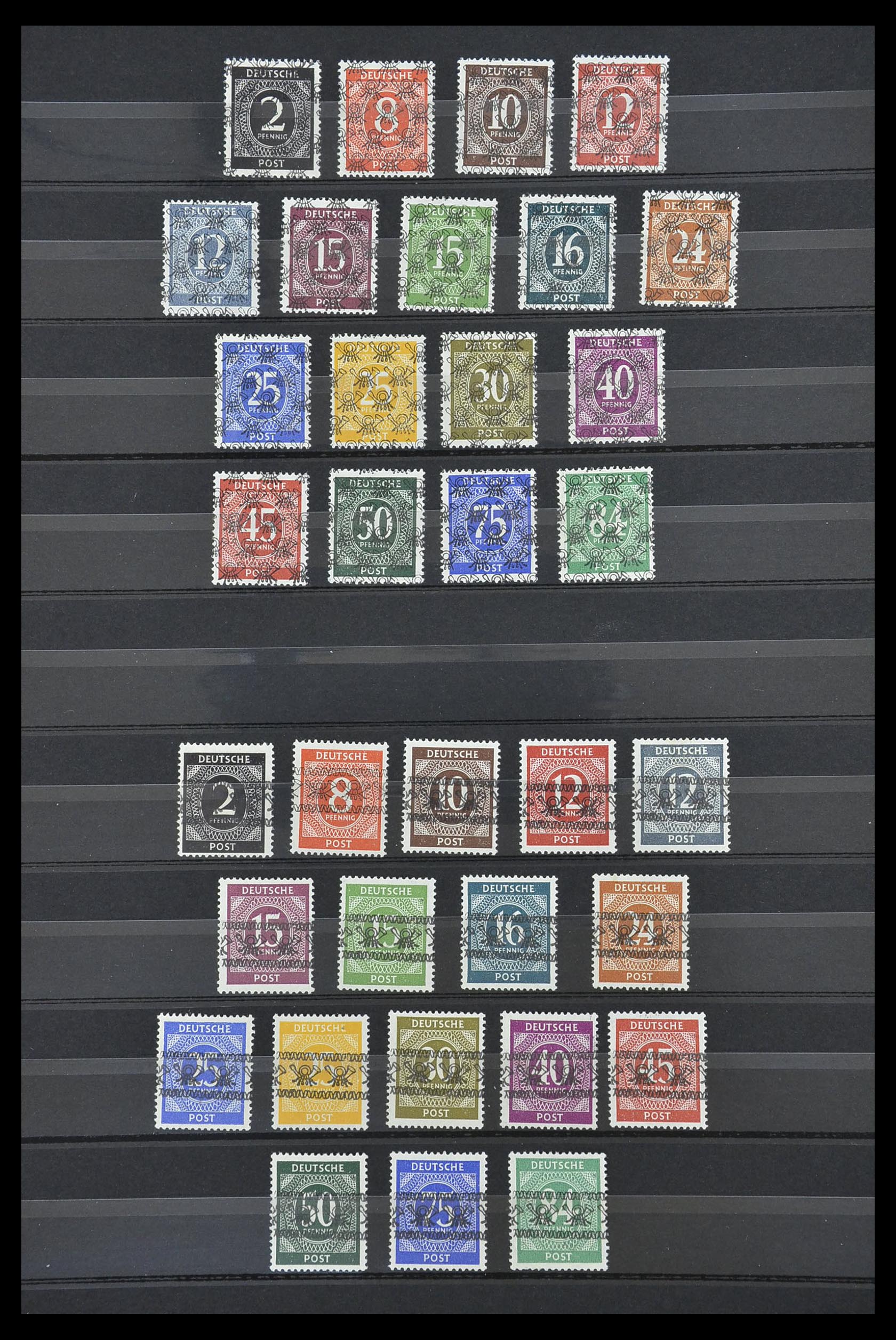 33717 009 - Stamp collection 33717 German Zones 1945-1949.
