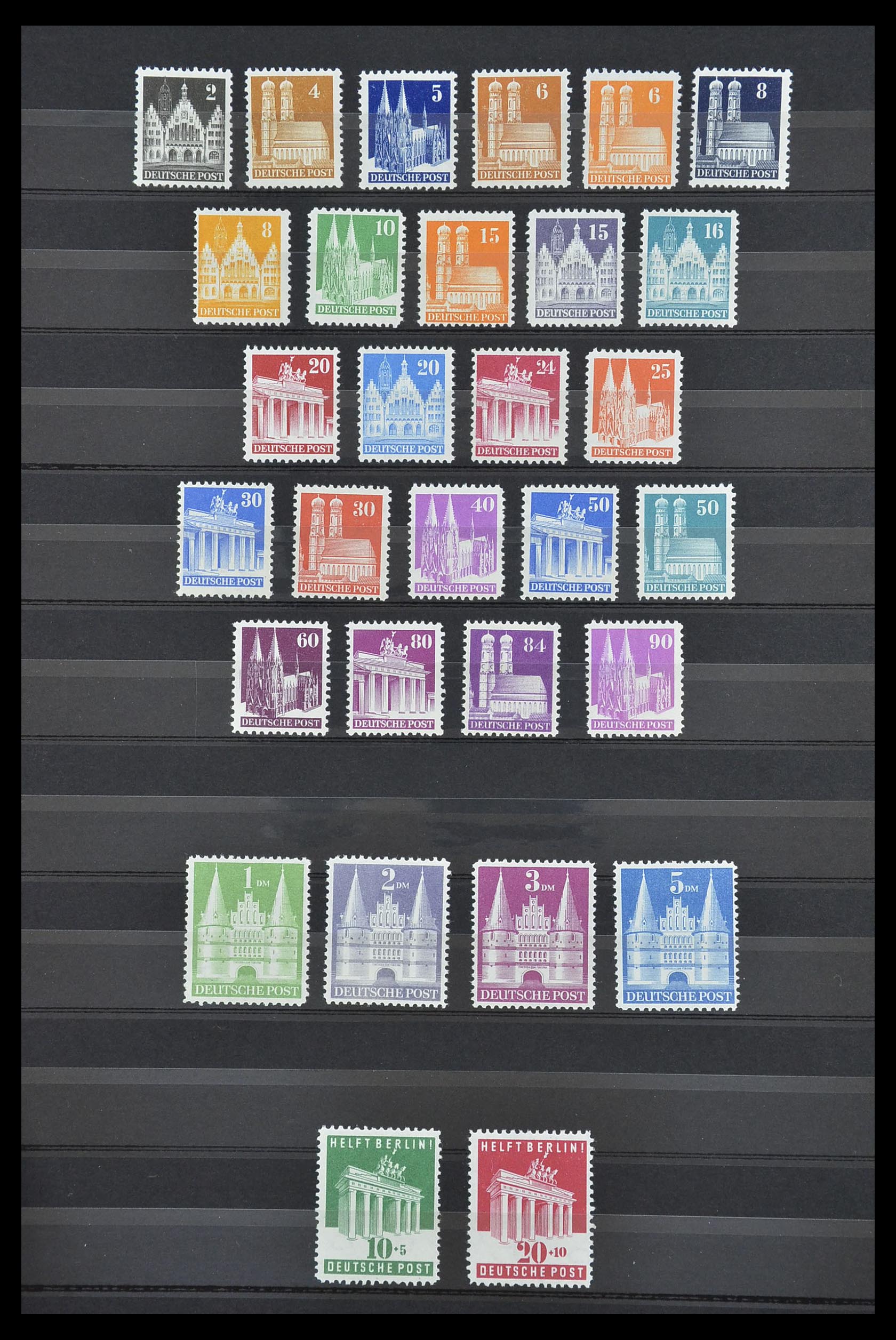 33717 010 - Stamp collection 33717 German Zones 1945-1949.