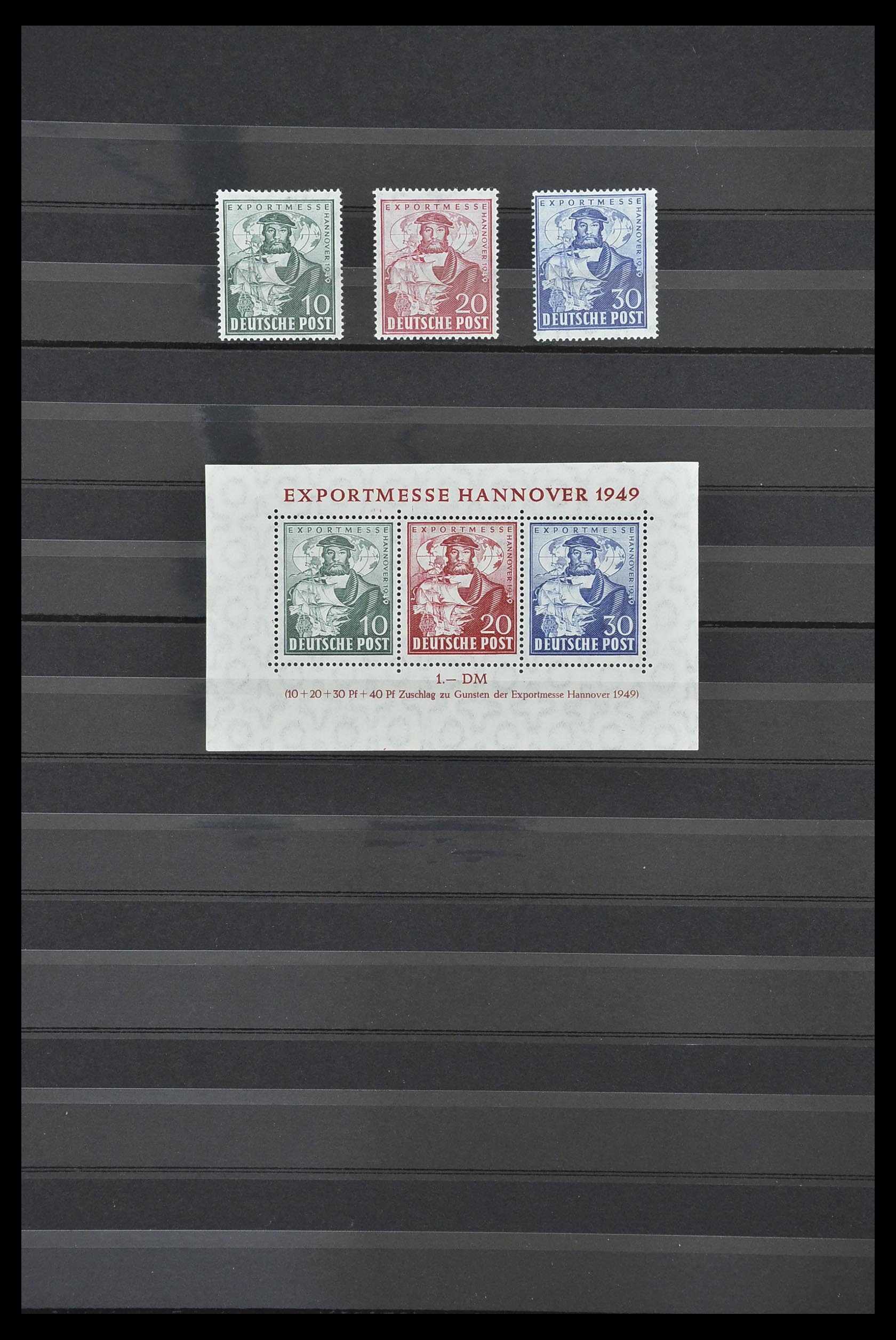 33717 012 - Stamp collection 33717 German Zones 1945-1949.