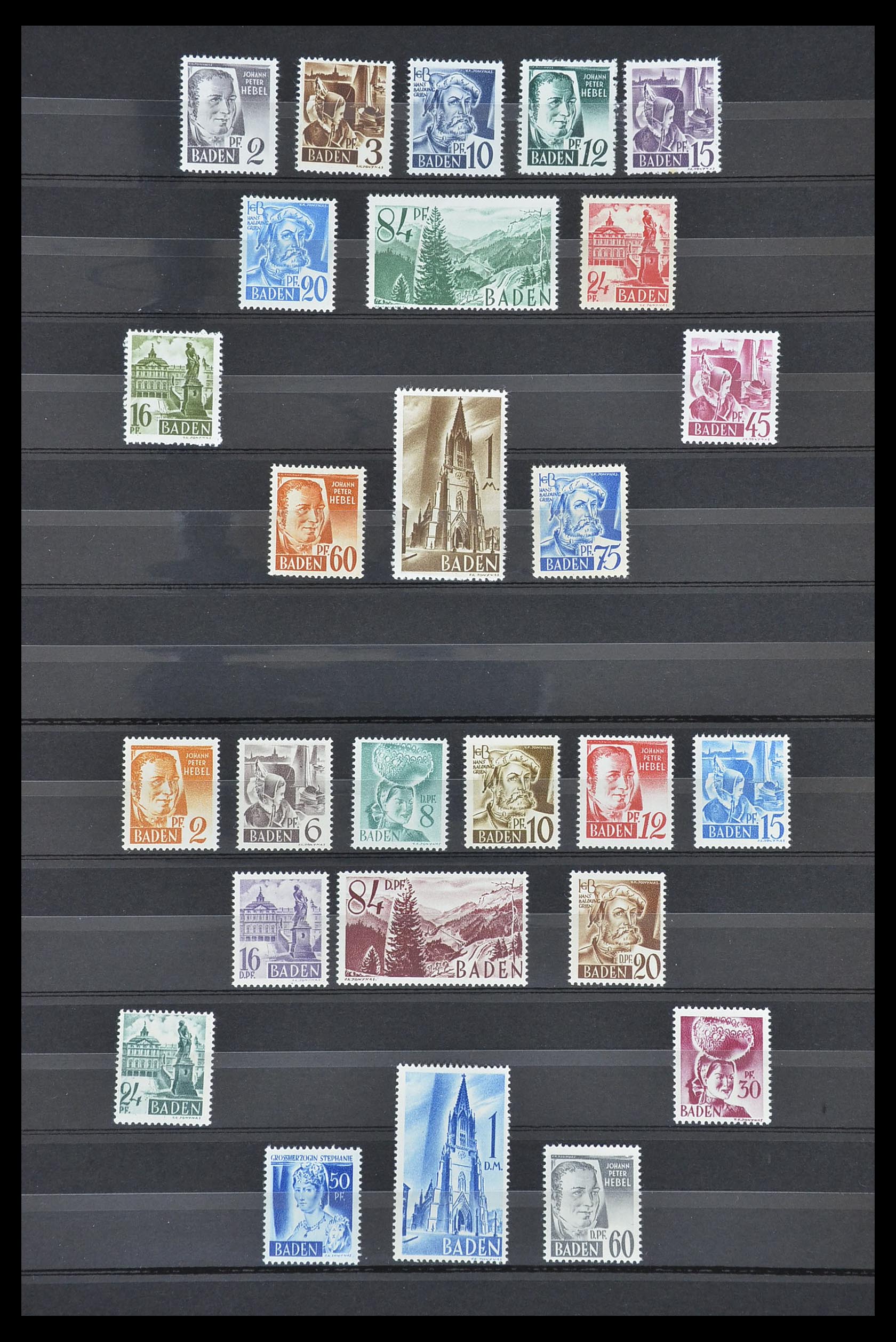 33717 015 - Stamp collection 33717 German Zones 1945-1949.
