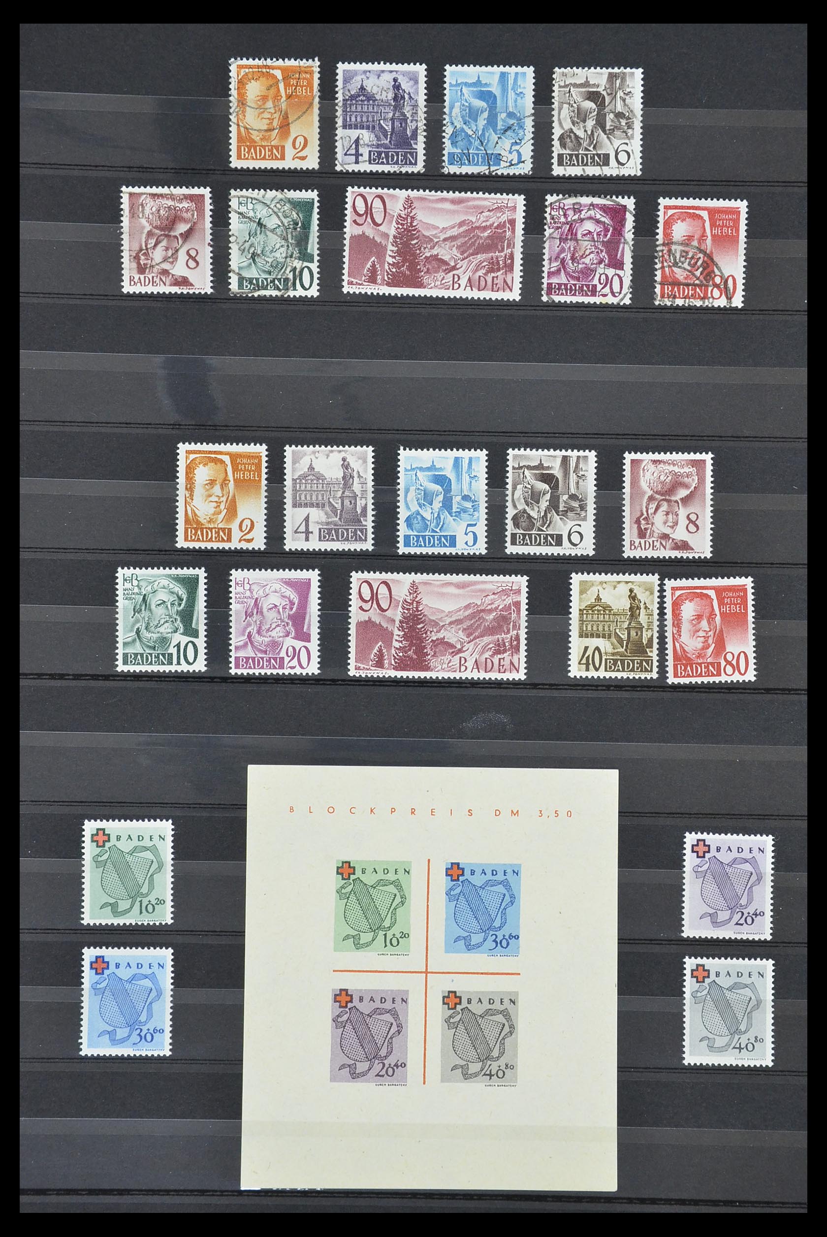 33717 016 - Stamp collection 33717 German Zones 1945-1949.