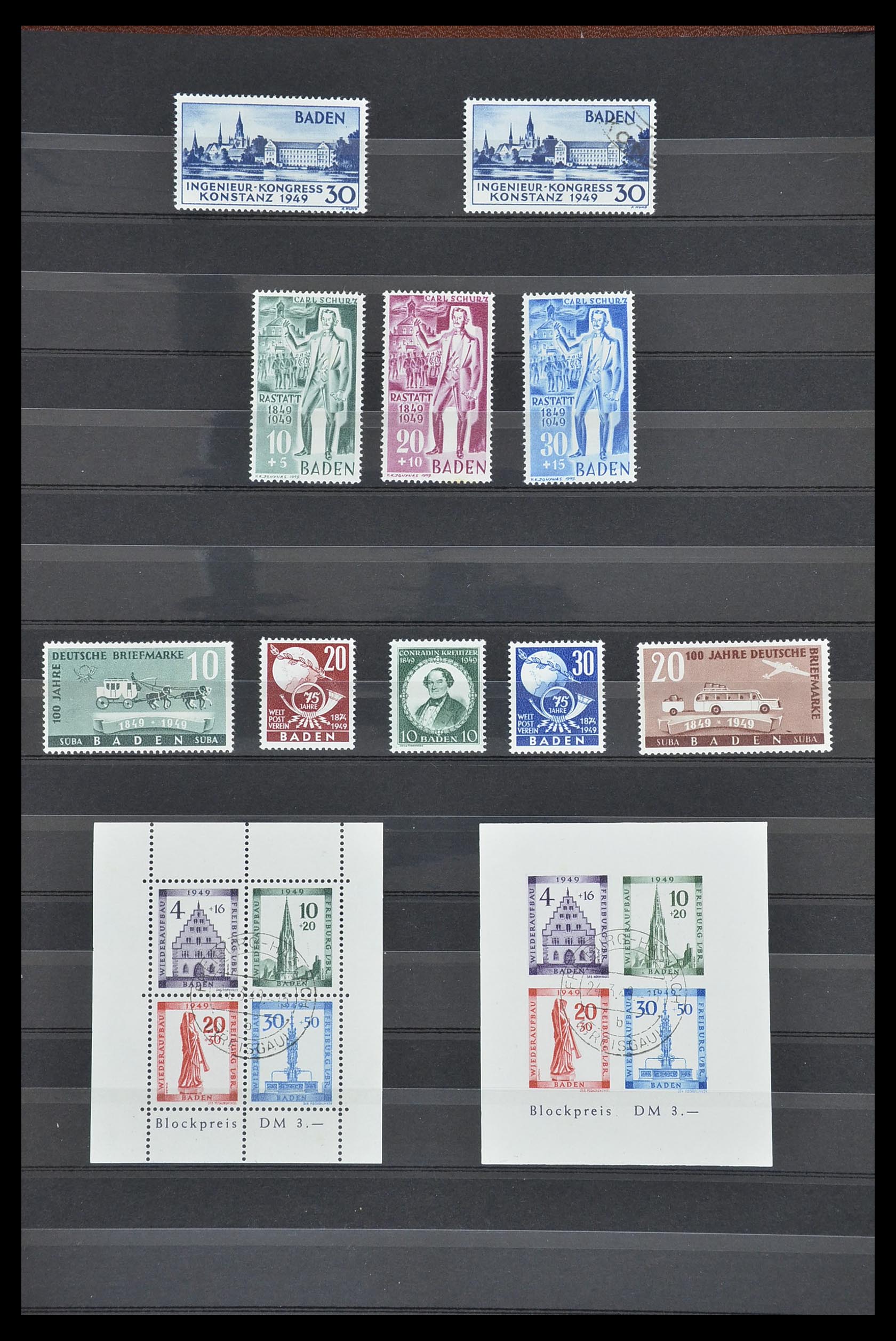 33717 017 - Stamp collection 33717 German Zones 1945-1949.