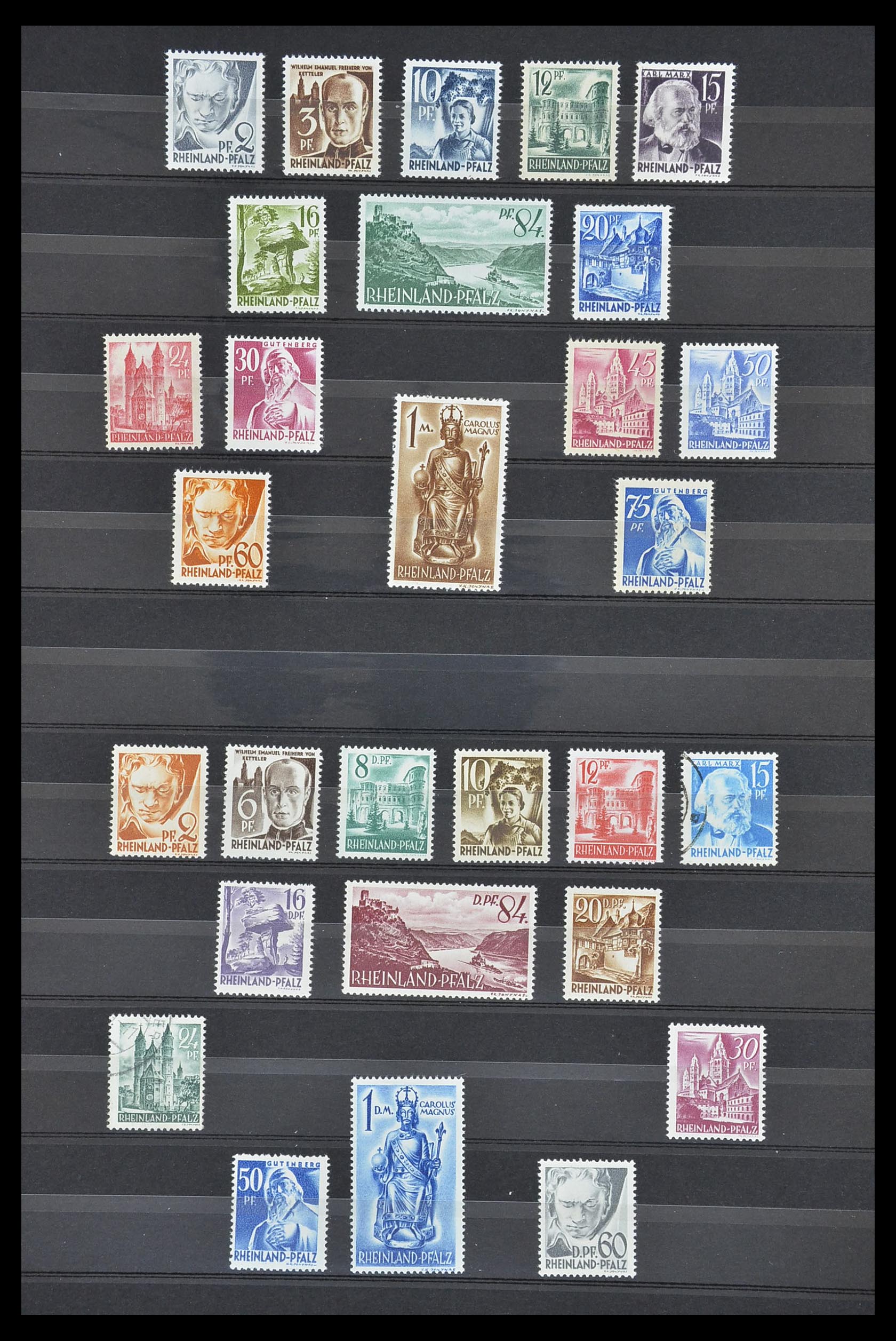 33717 018 - Stamp collection 33717 German Zones 1945-1949.