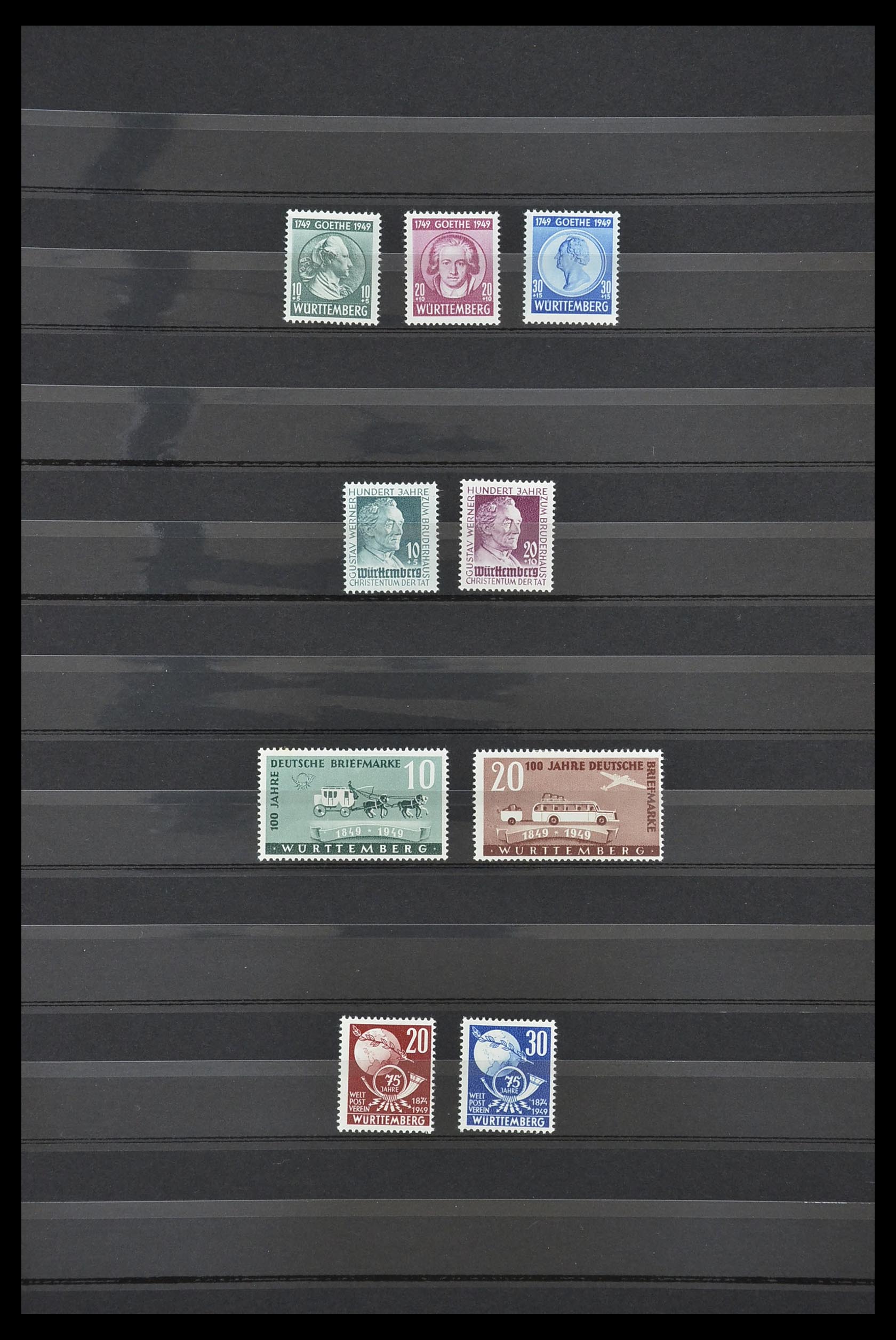 33717 023 - Stamp collection 33717 German Zones 1945-1949.