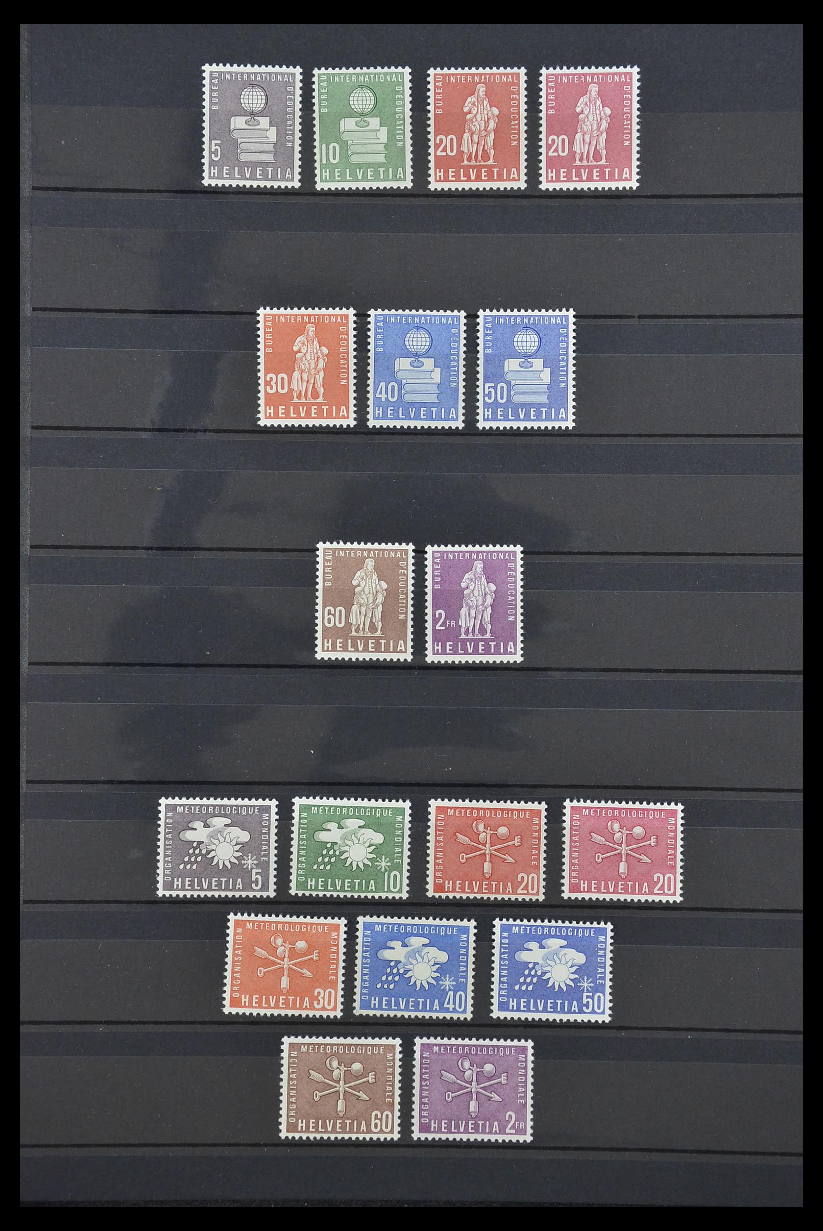 33720 015 - Stamp collection 33720 Switzerland service 1918-1973.