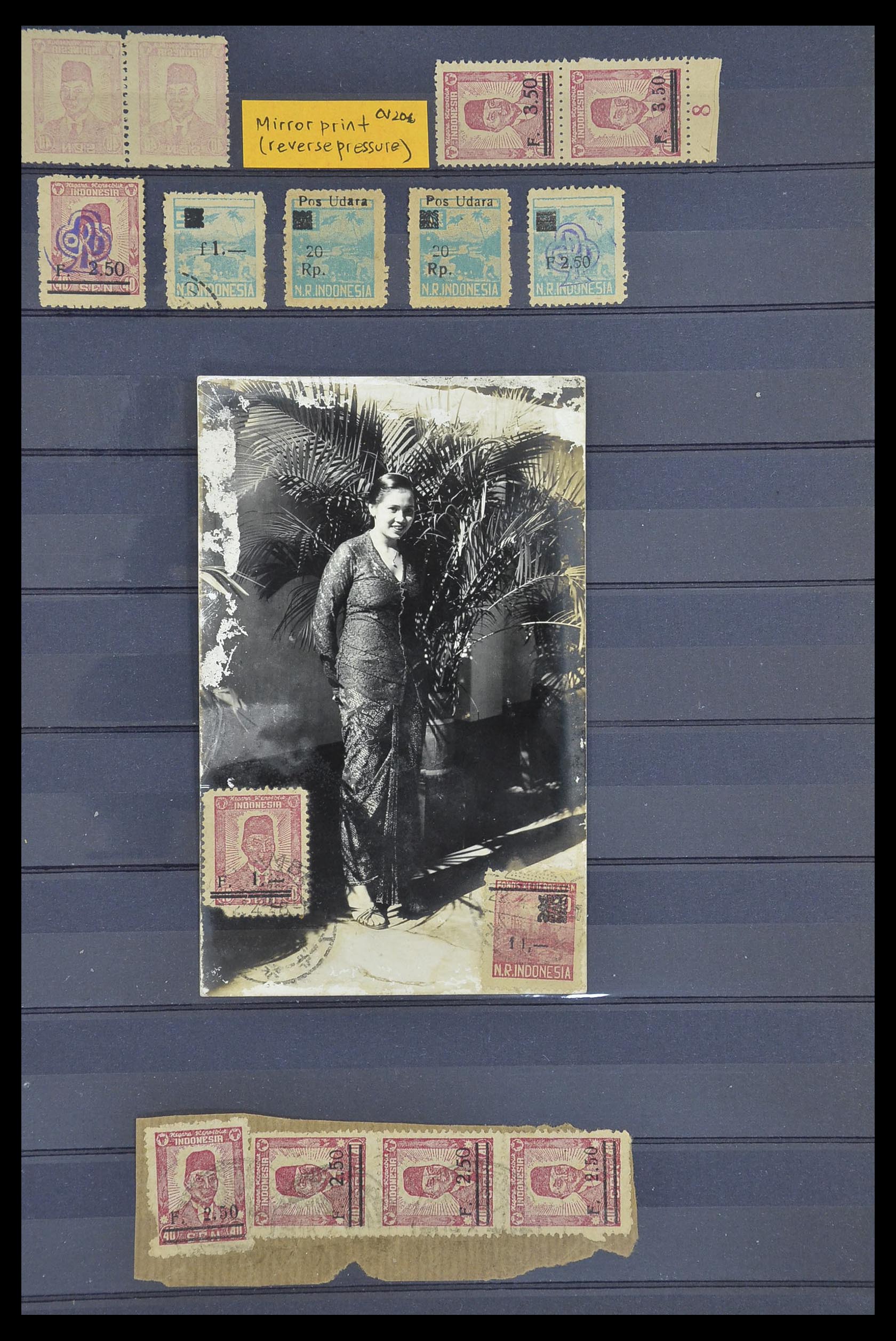 33722 008 - Postzegelverzameling 33722 Japanse bezetting Nederlands Indië en inte