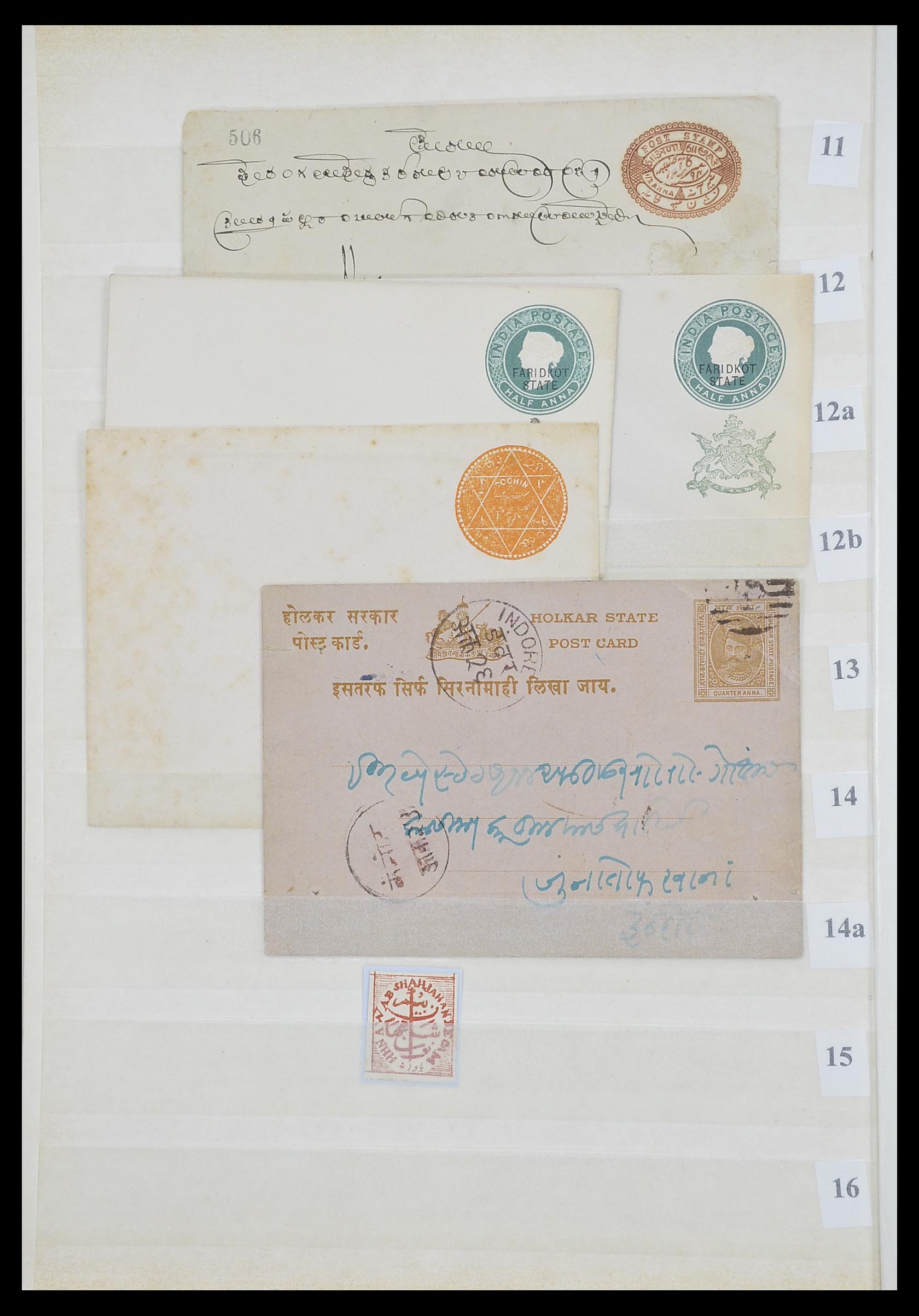 33723 004 - Postzegelverzameling 33723 India Staten 1870-1949.