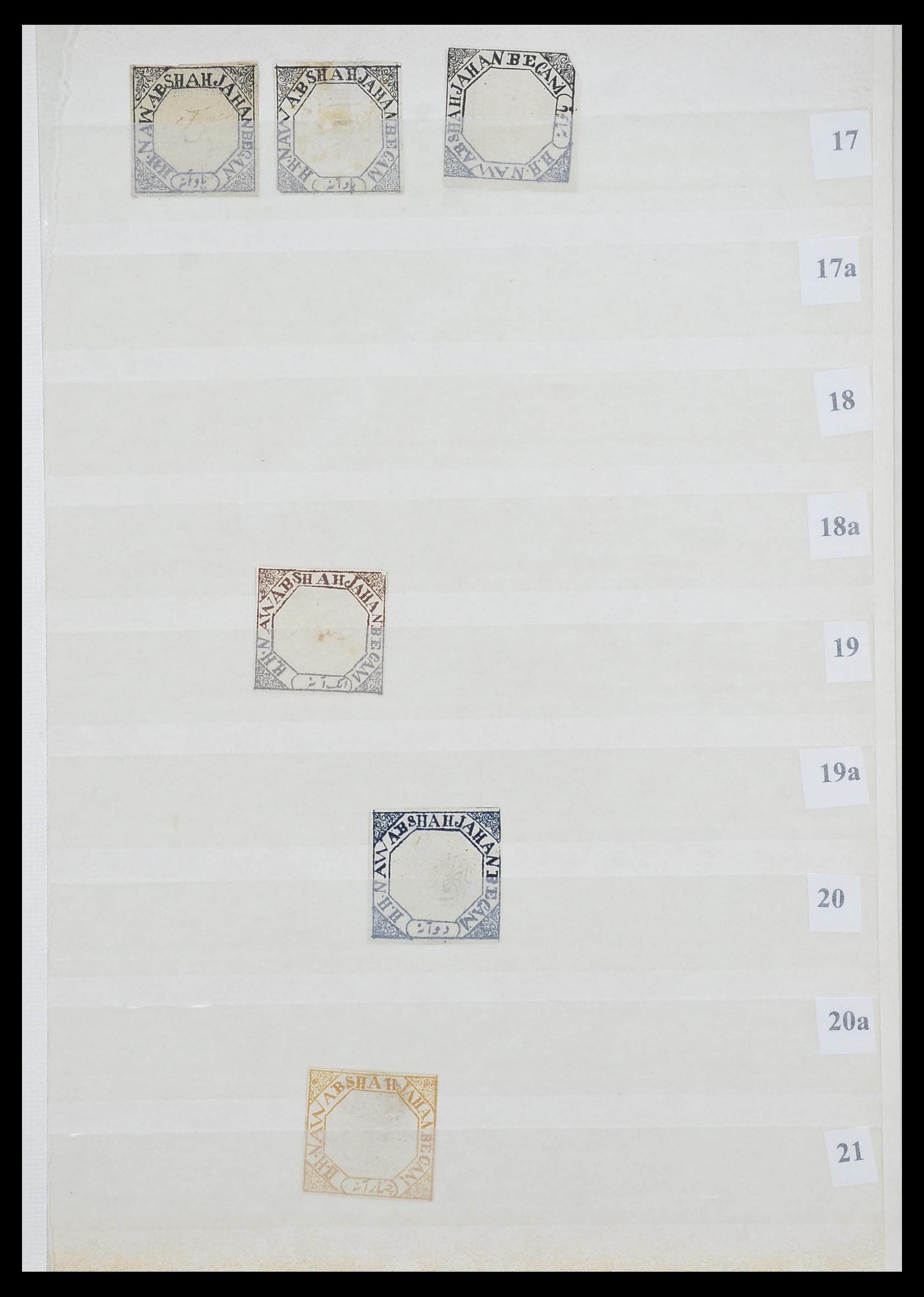 33723 005 - Postzegelverzameling 33723 India Staten 1870-1949.