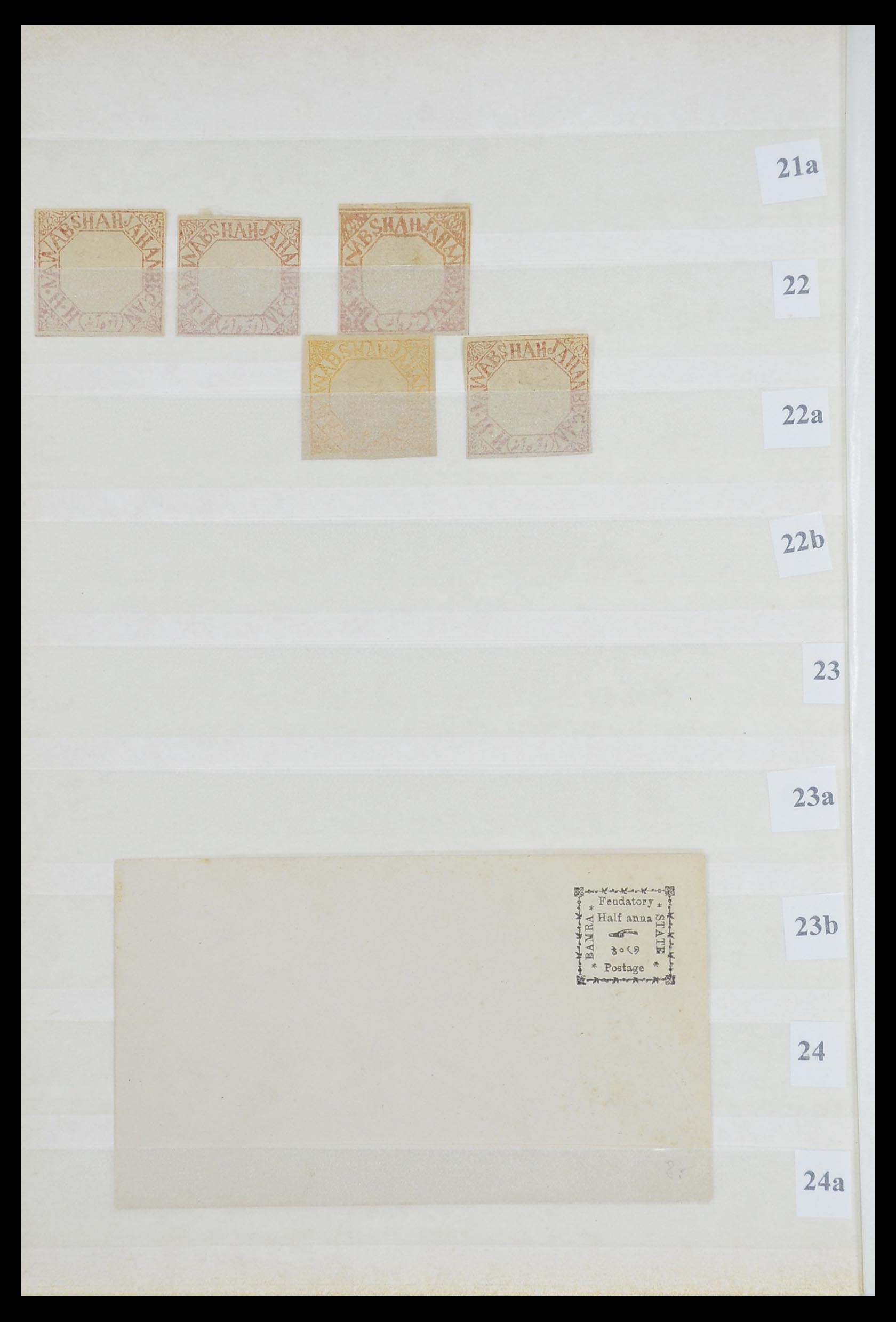 33723 006 - Postzegelverzameling 33723 India Staten 1870-1949.