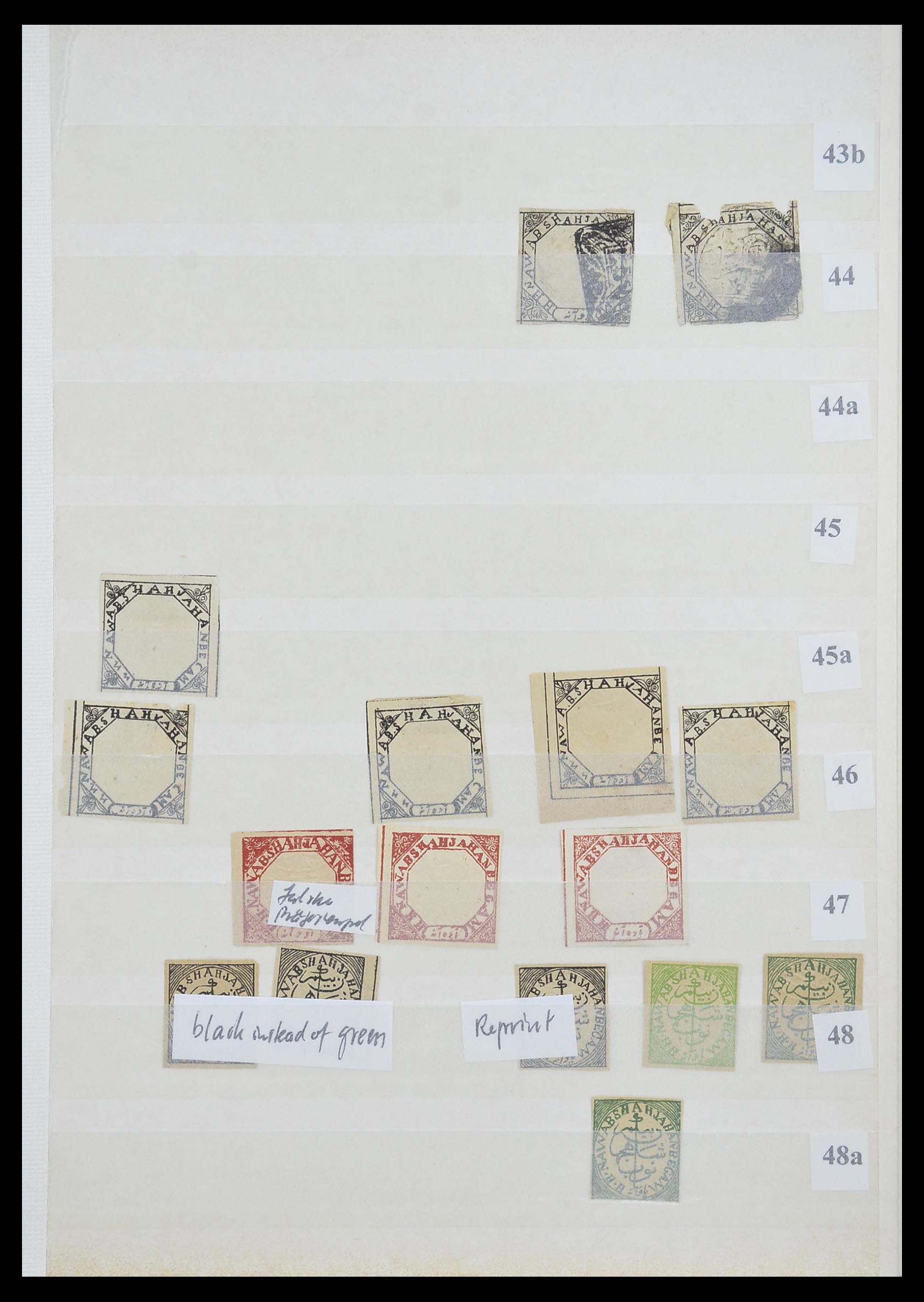 33723 011 - Postzegelverzameling 33723 India Staten 1870-1949.