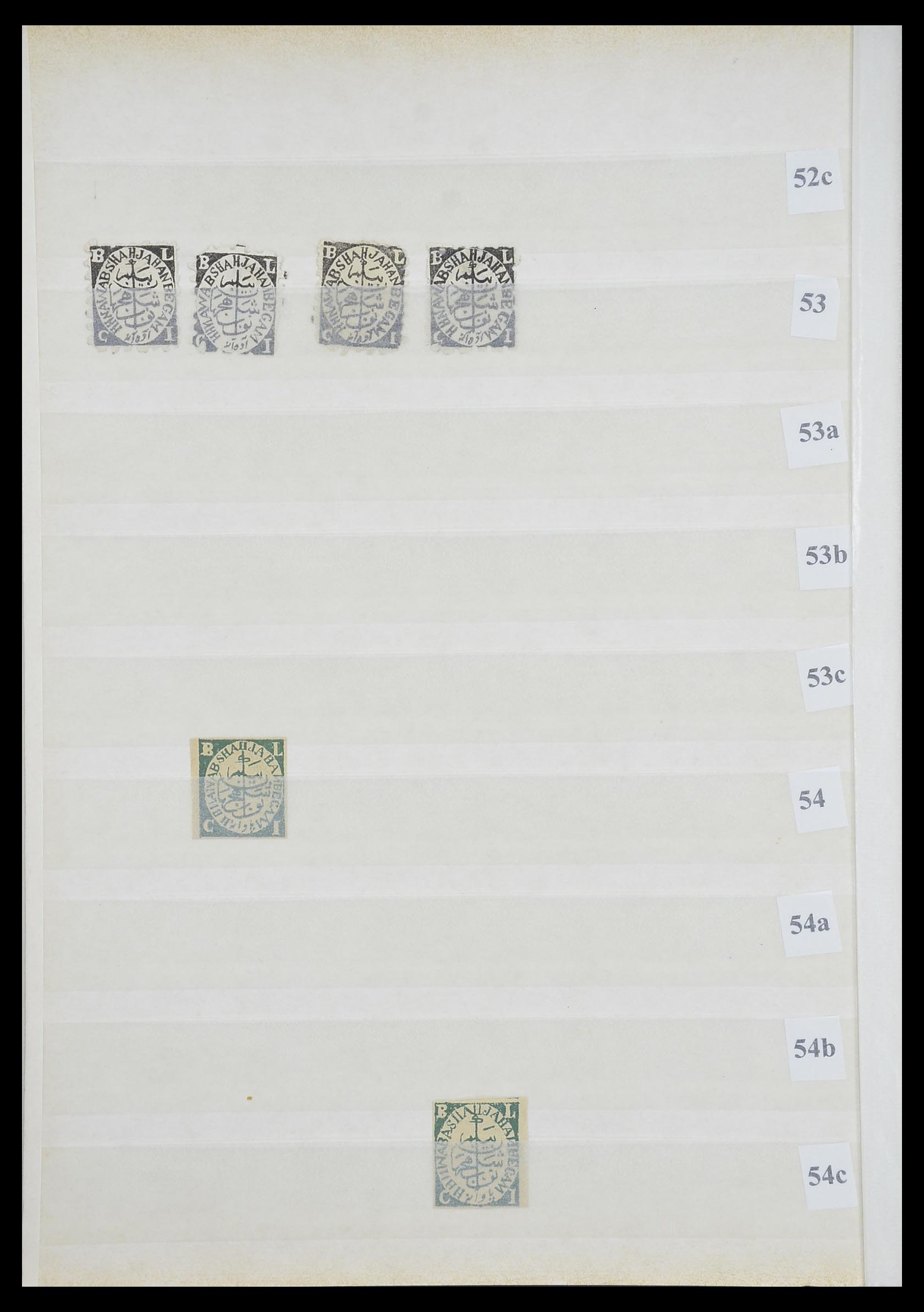 33723 014 - Postzegelverzameling 33723 India Staten 1870-1949.