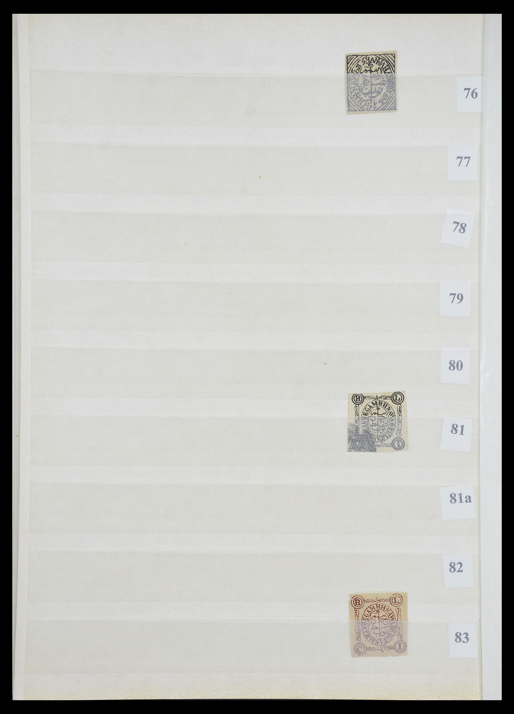 33723 020 - Postzegelverzameling 33723 India Staten 1870-1949.