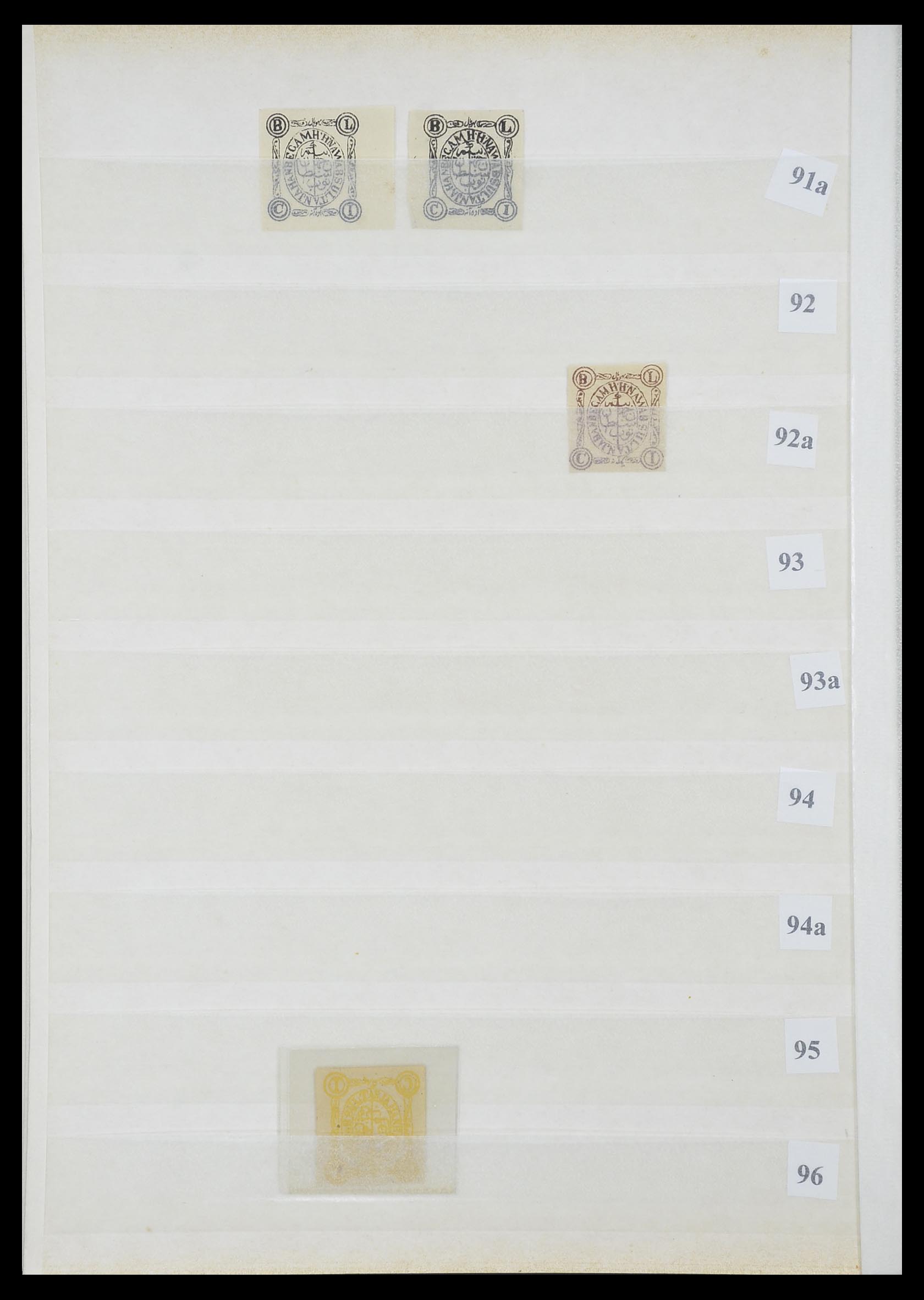 33723 022 - Postzegelverzameling 33723 India Staten 1870-1949.