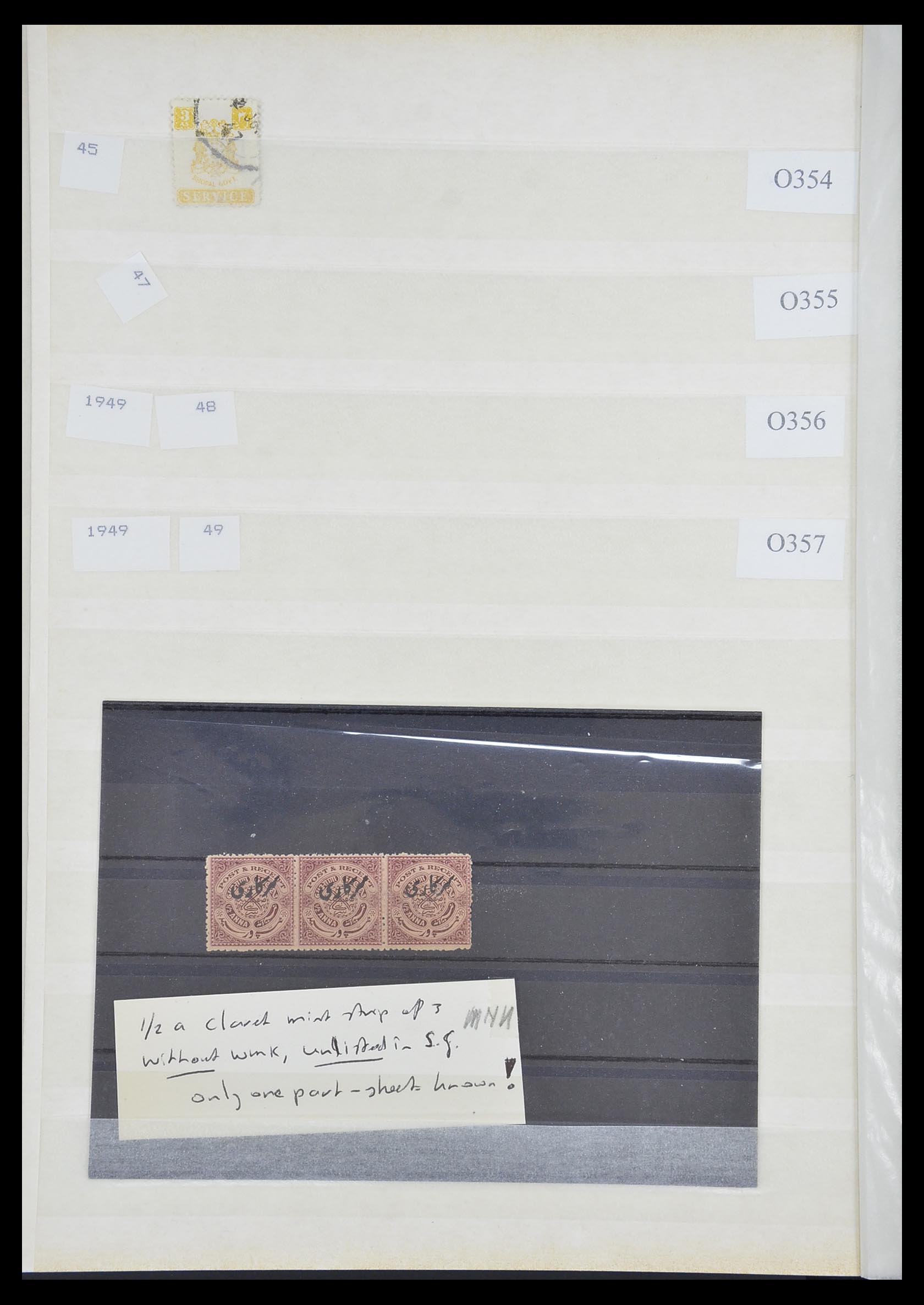 33723 028 - Postzegelverzameling 33723 India Staten 1870-1949.