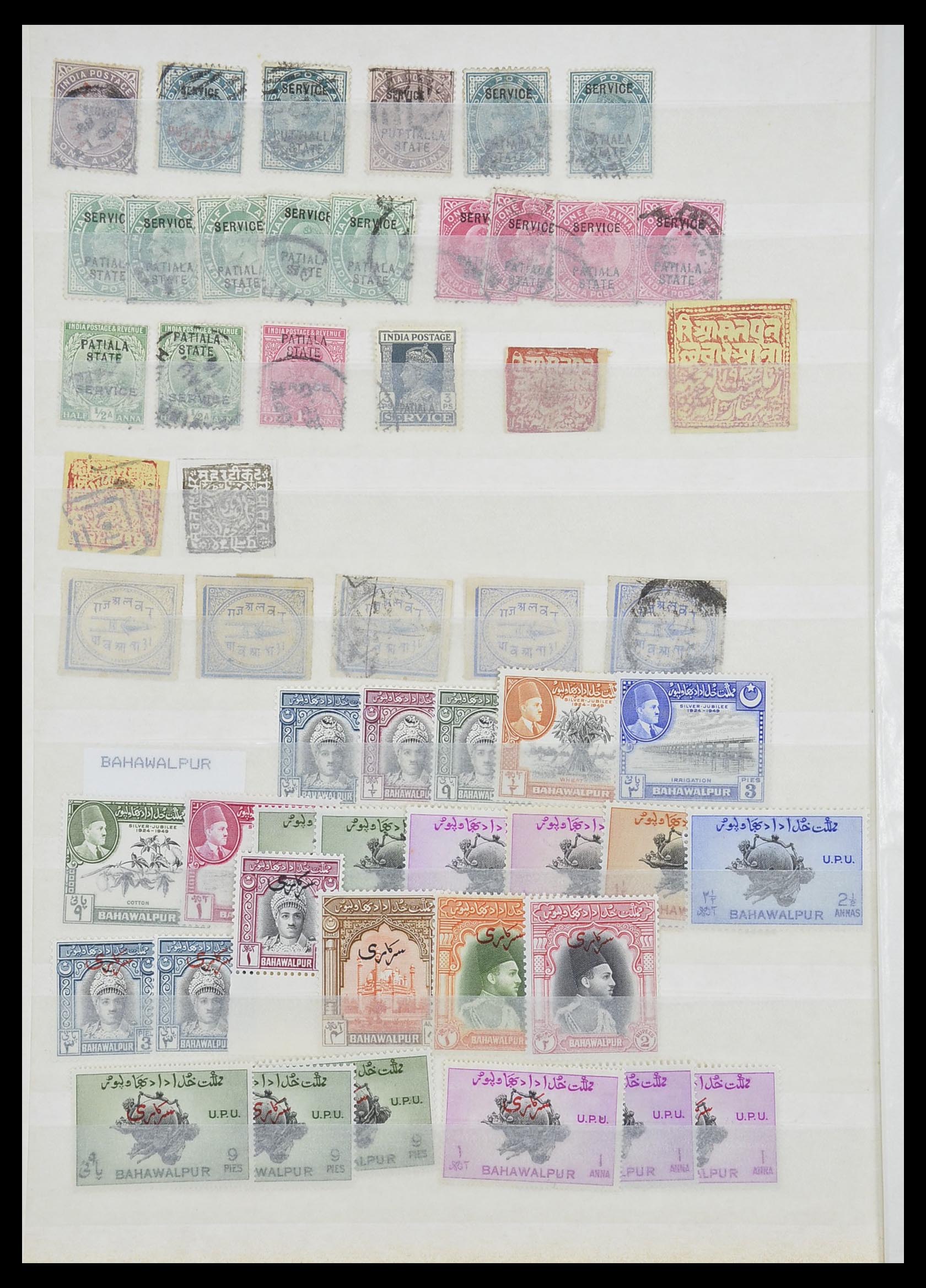 33723 030 - Postzegelverzameling 33723 India Staten 1870-1949.