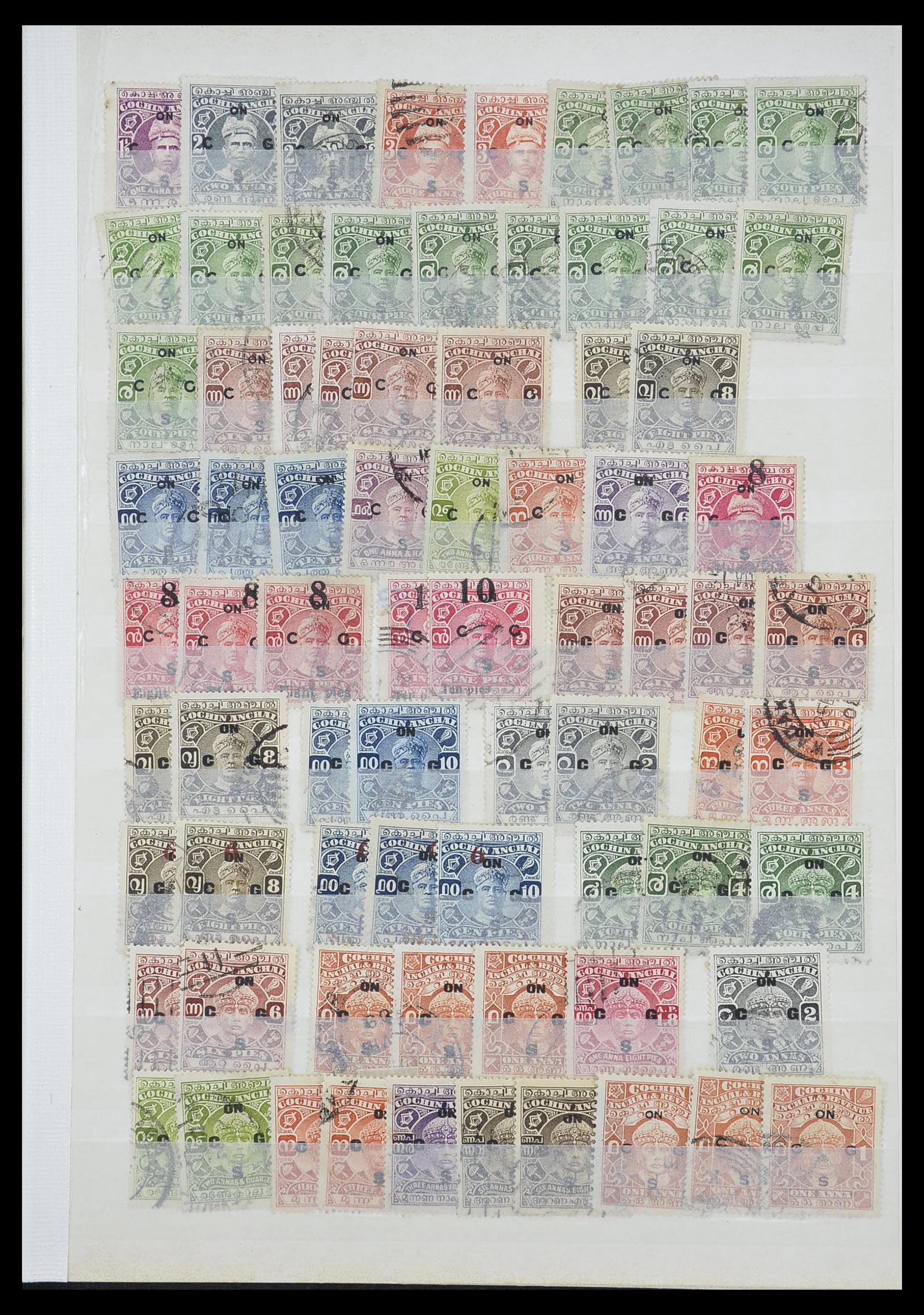 33723 041 - Postzegelverzameling 33723 India Staten 1870-1949.