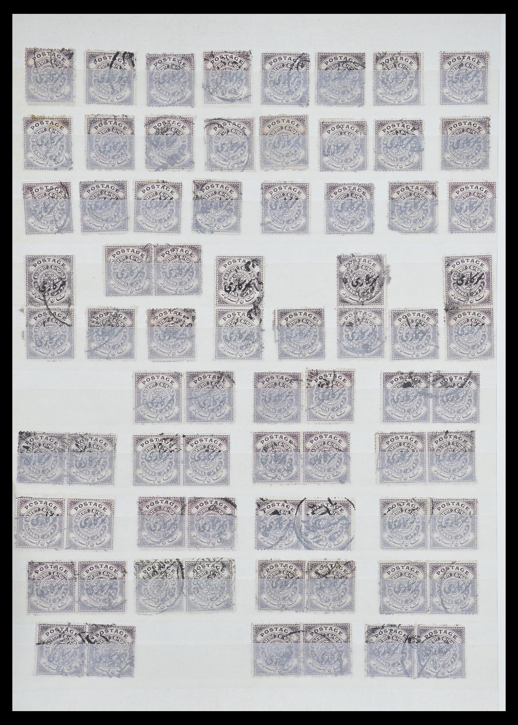 33723 060 - Postzegelverzameling 33723 India Staten 1870-1949.