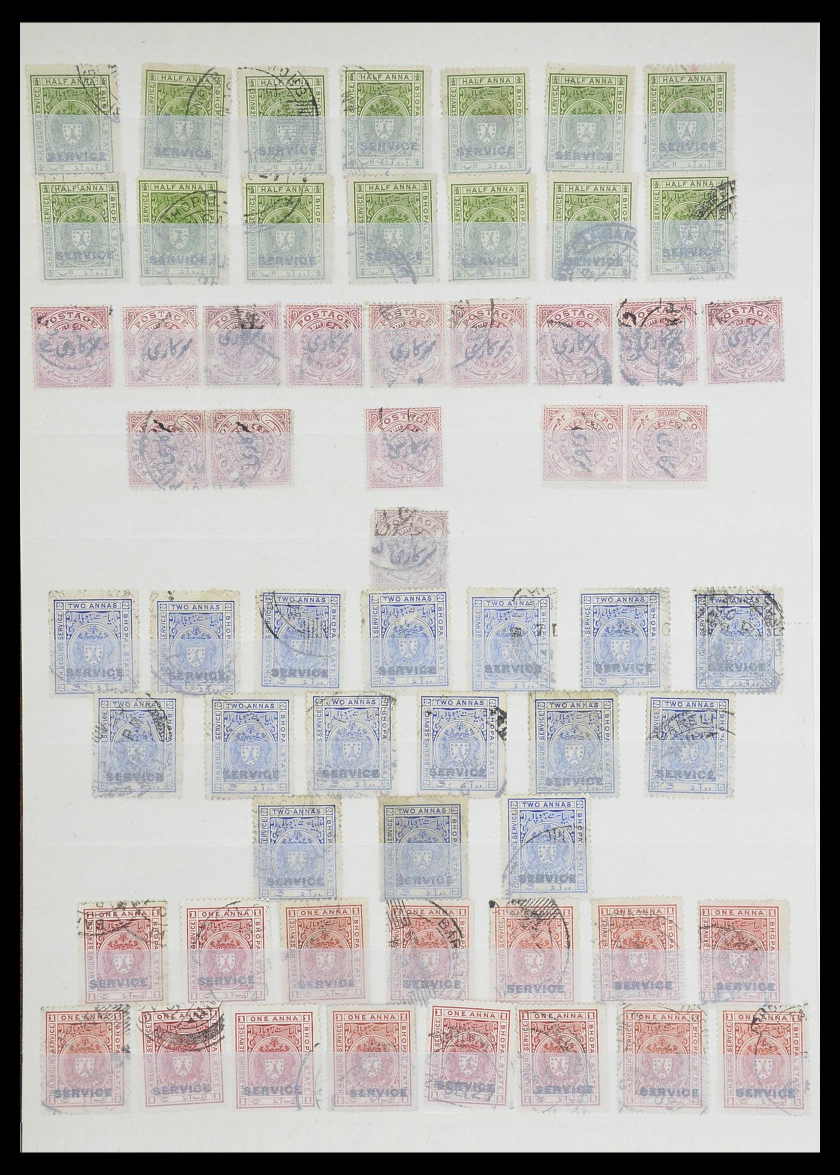 33723 072 - Stamp collection 33723 India States 1870-1949.