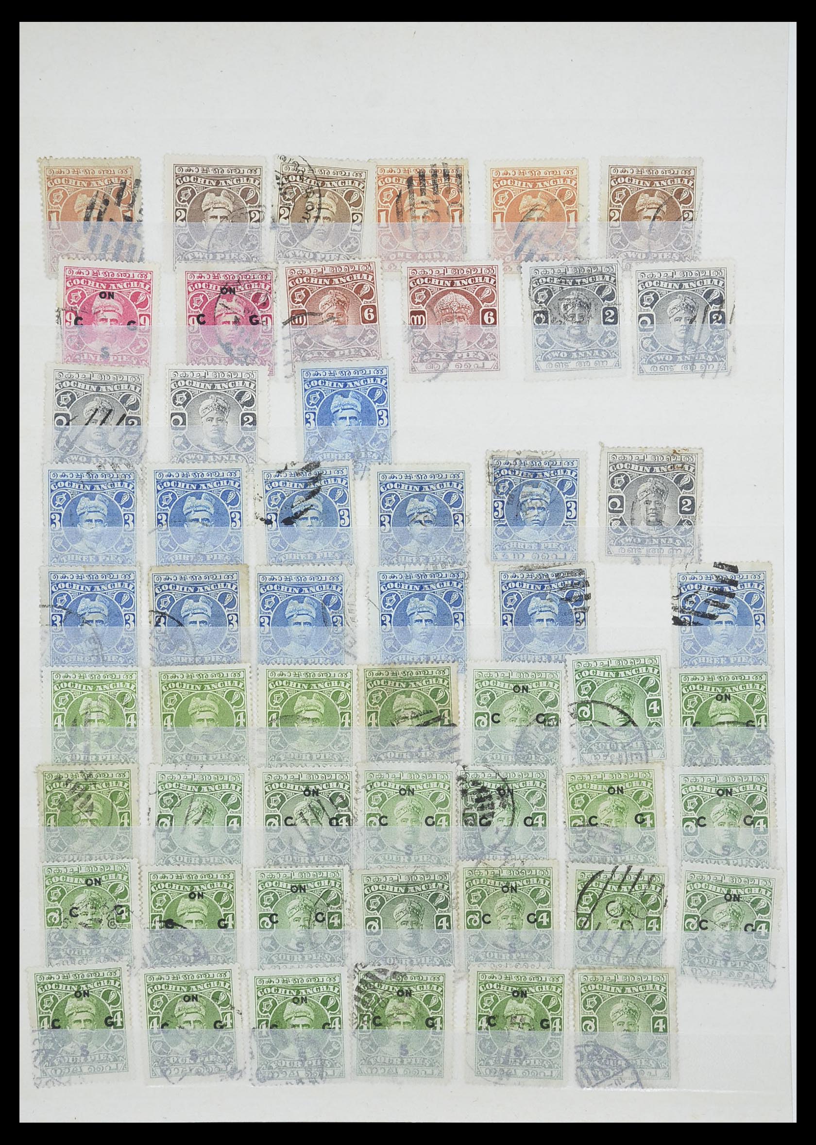 33723 080 - Stamp collection 33723 India States 1870-1949.