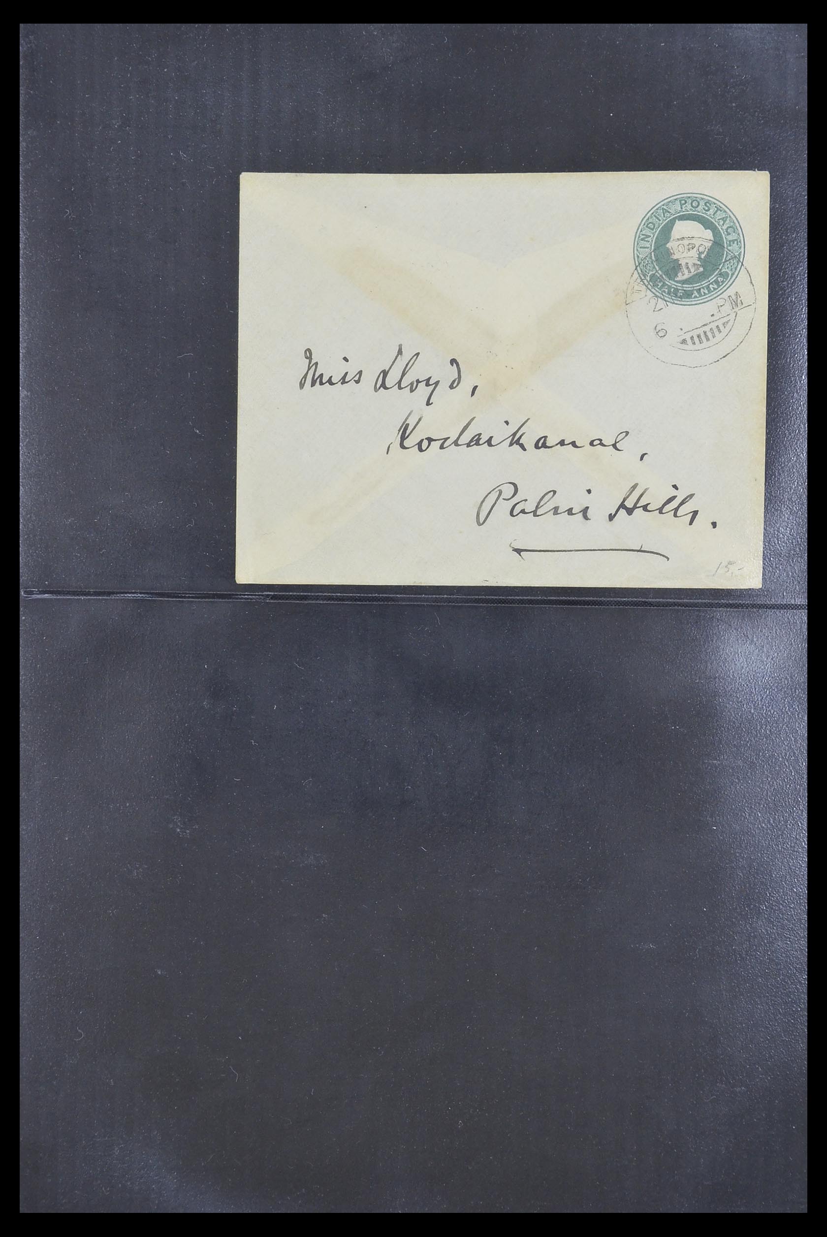 33724 008 - Postzegelverzameling 33724 India en staten brieven 1865-1949.