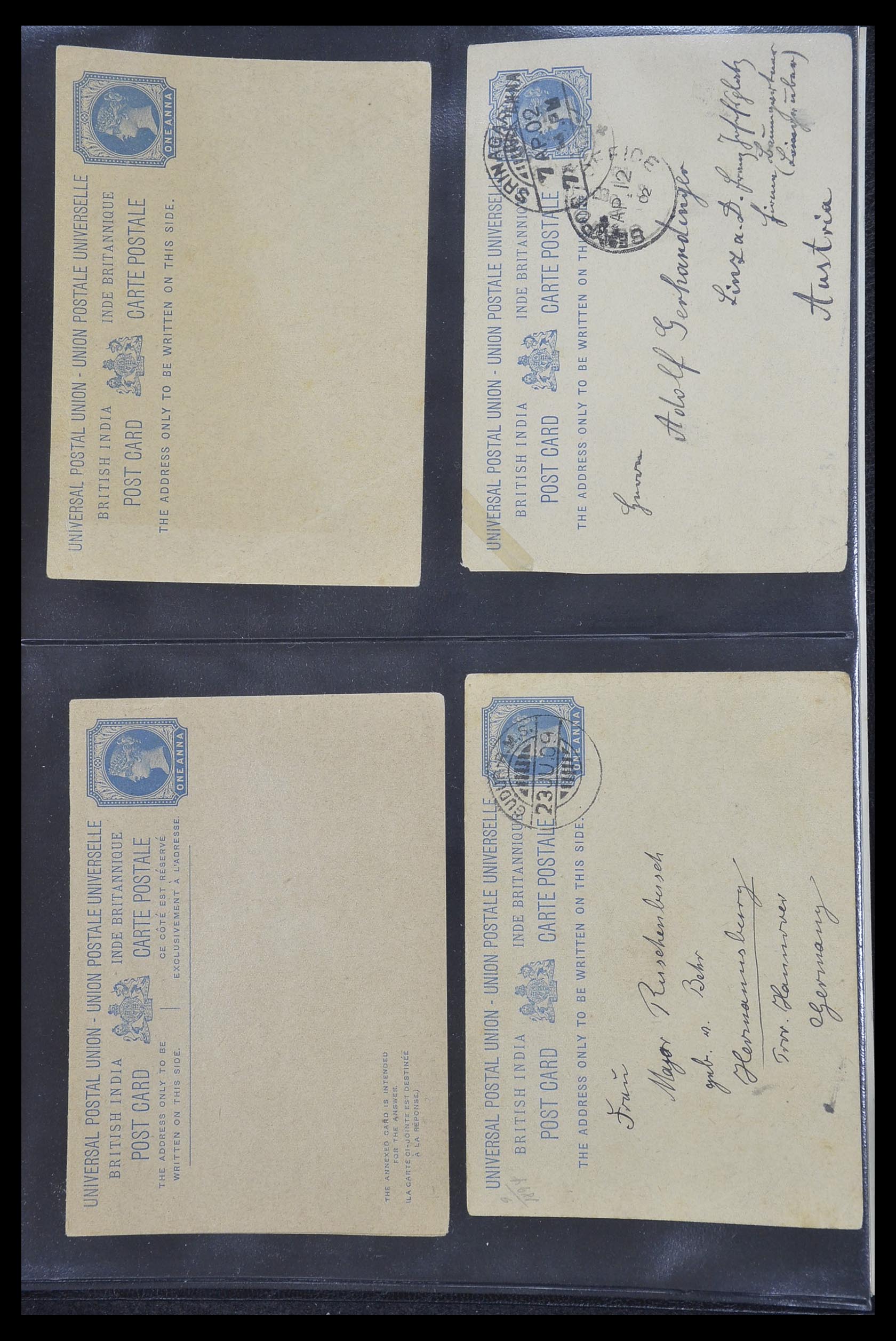 33724 018 - Stamp collection 33724 India and states covers 1865-1949.