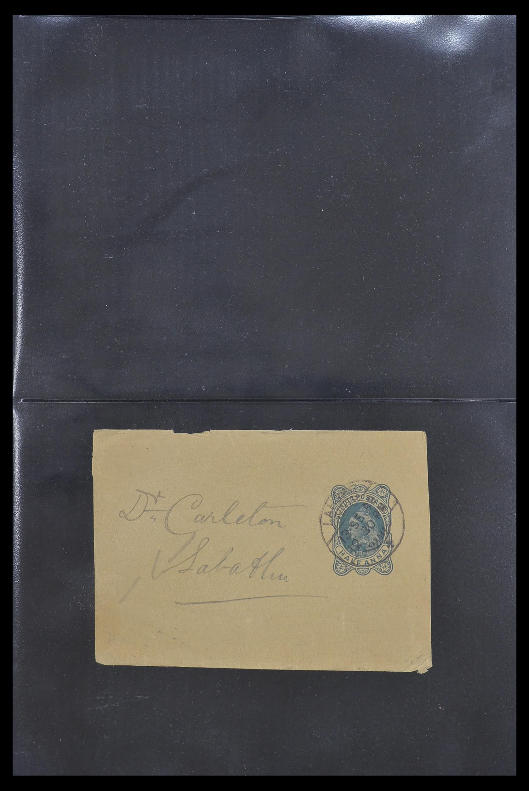 33724 025 - Postzegelverzameling 33724 India en staten brieven 1865-1949.