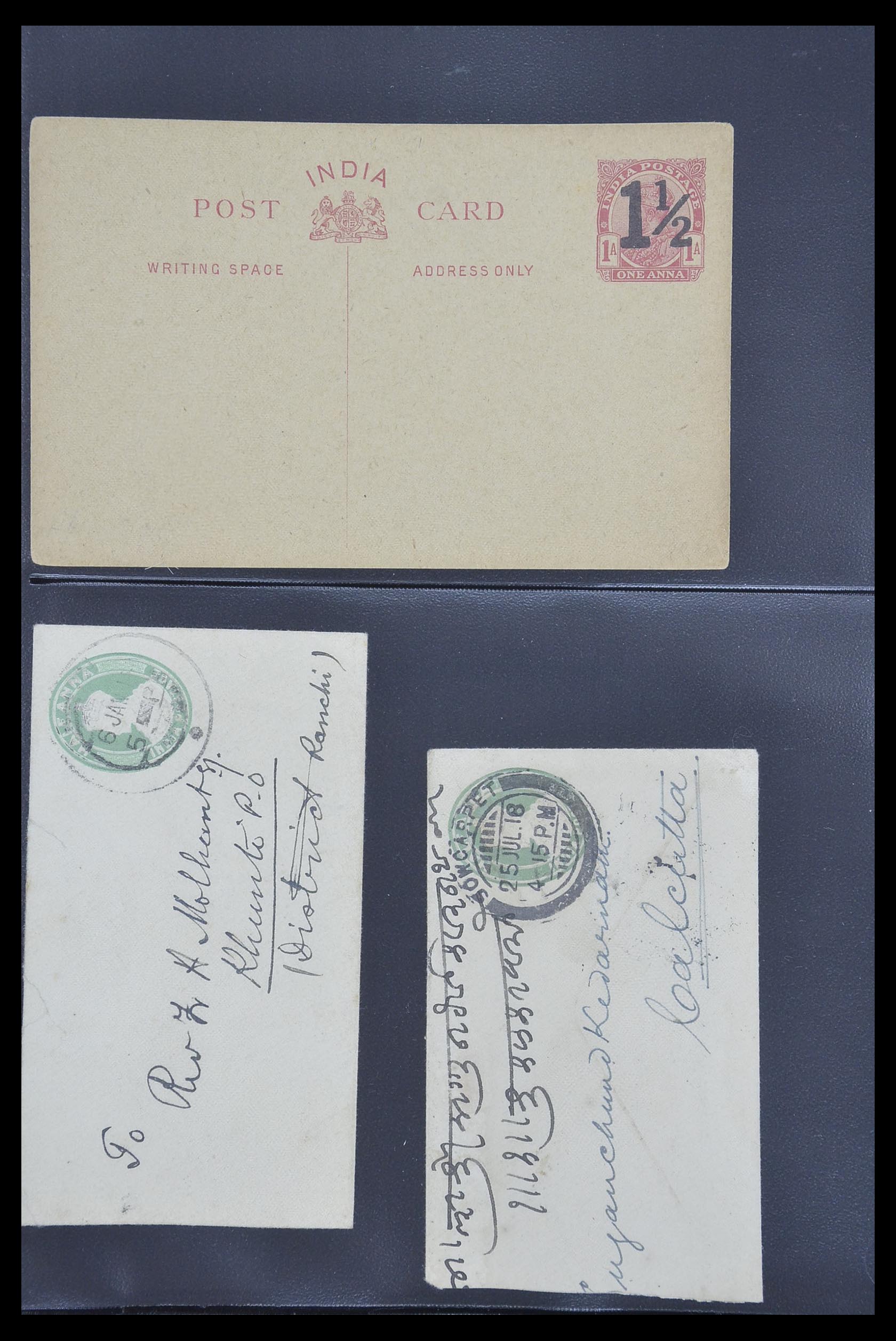 33724 048 - Postzegelverzameling 33724 India en staten brieven 1865-1949.