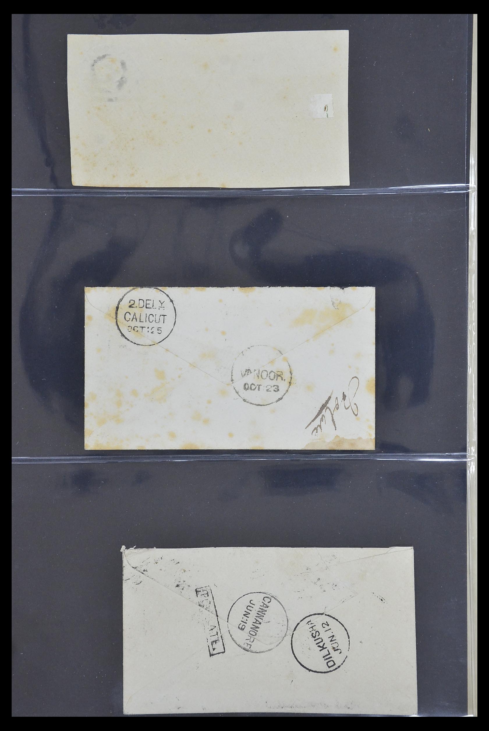 33724 105 - Postzegelverzameling 33724 India en staten brieven 1865-1949.