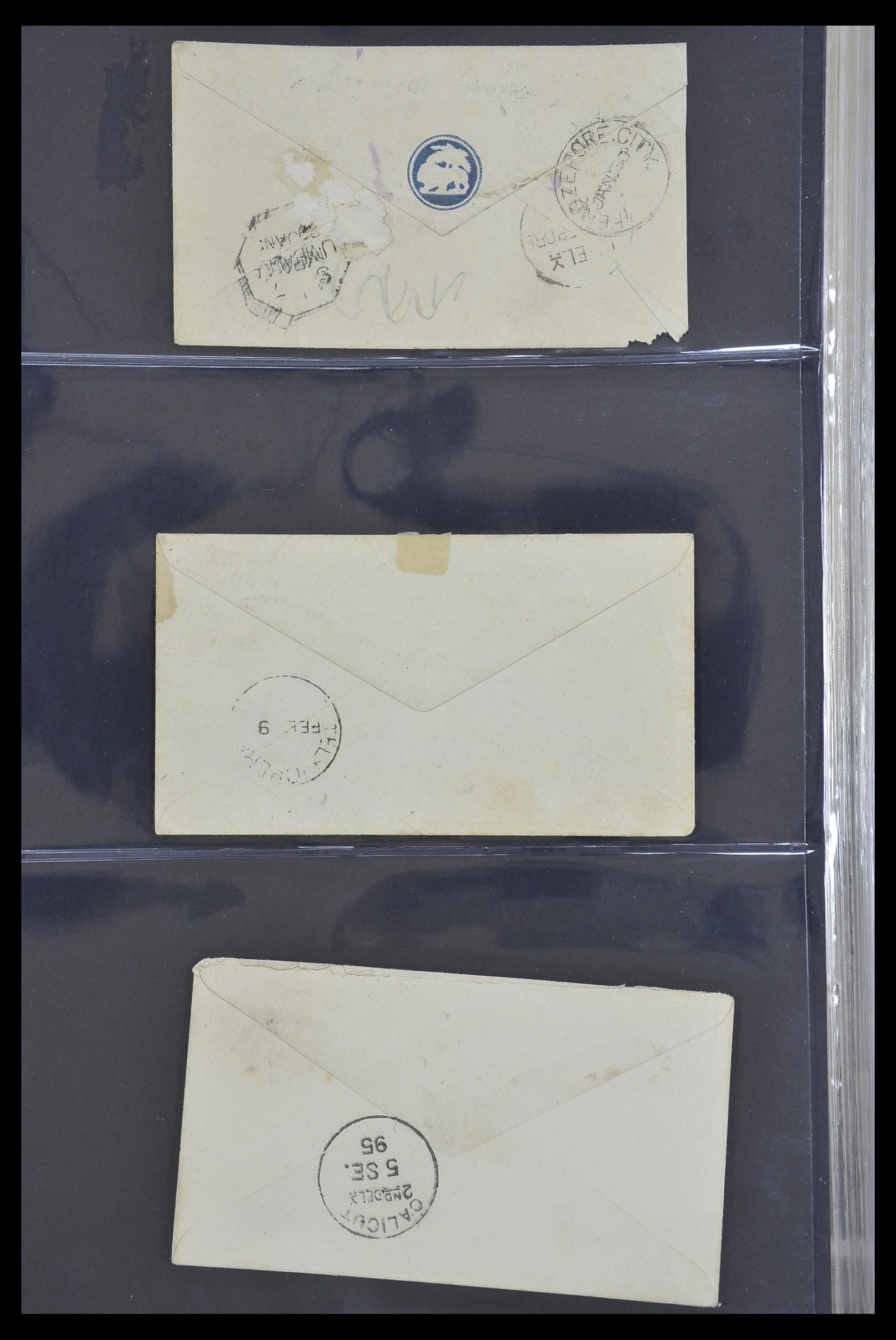 33724 107 - Postzegelverzameling 33724 India en staten brieven 1865-1949.
