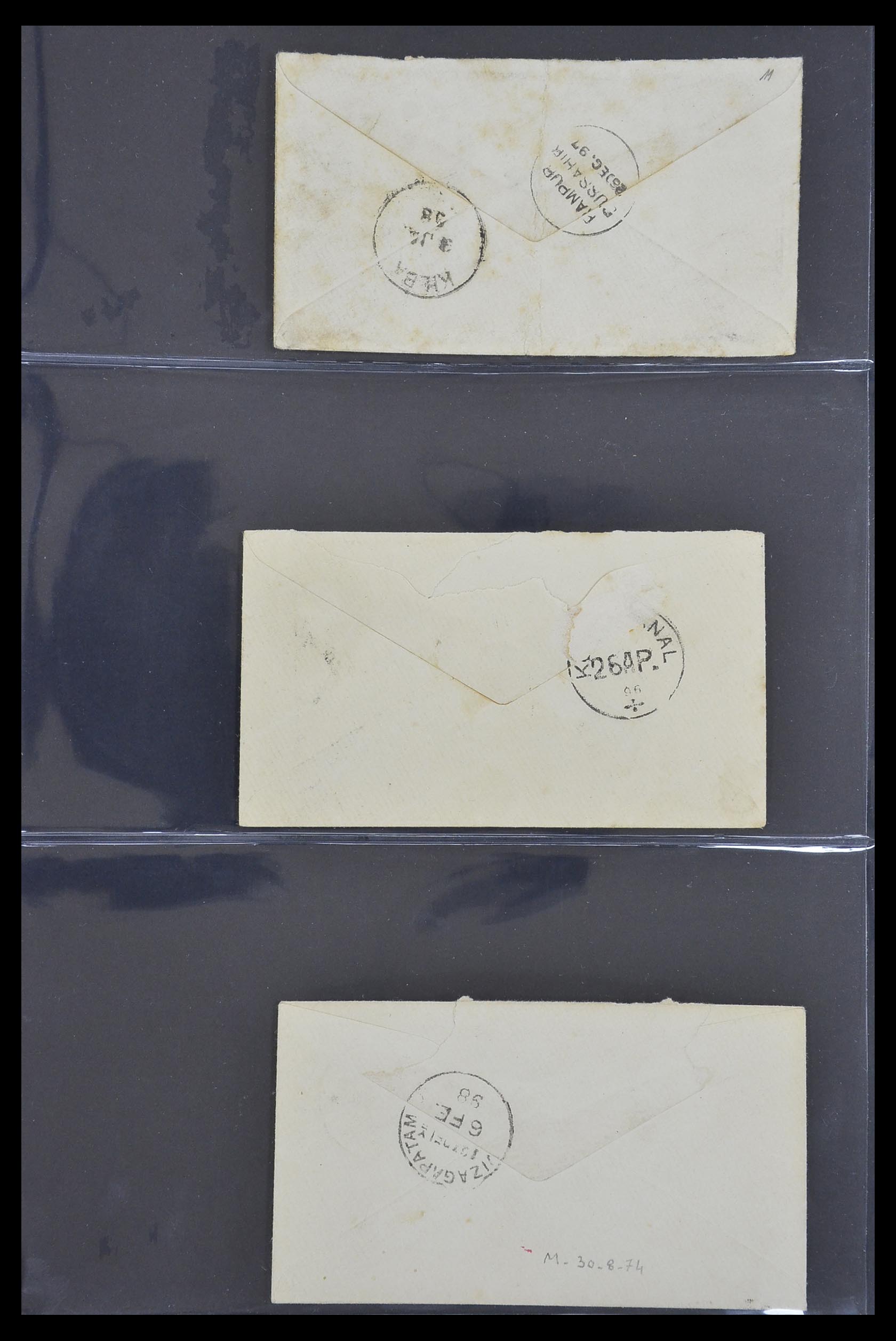 33724 109 - Postzegelverzameling 33724 India en staten brieven 1865-1949.