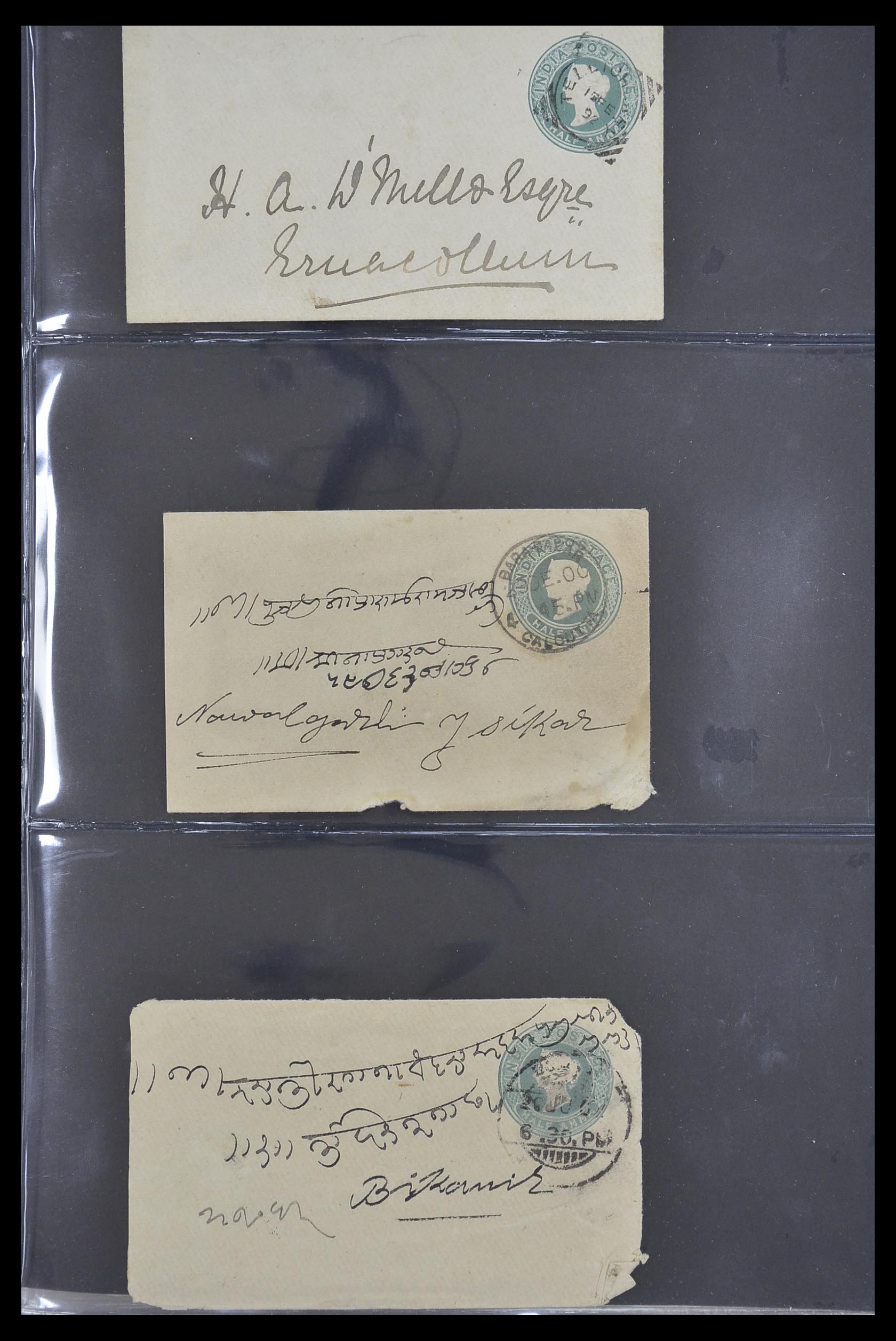 33724 114 - Postzegelverzameling 33724 India en staten brieven 1865-1949.