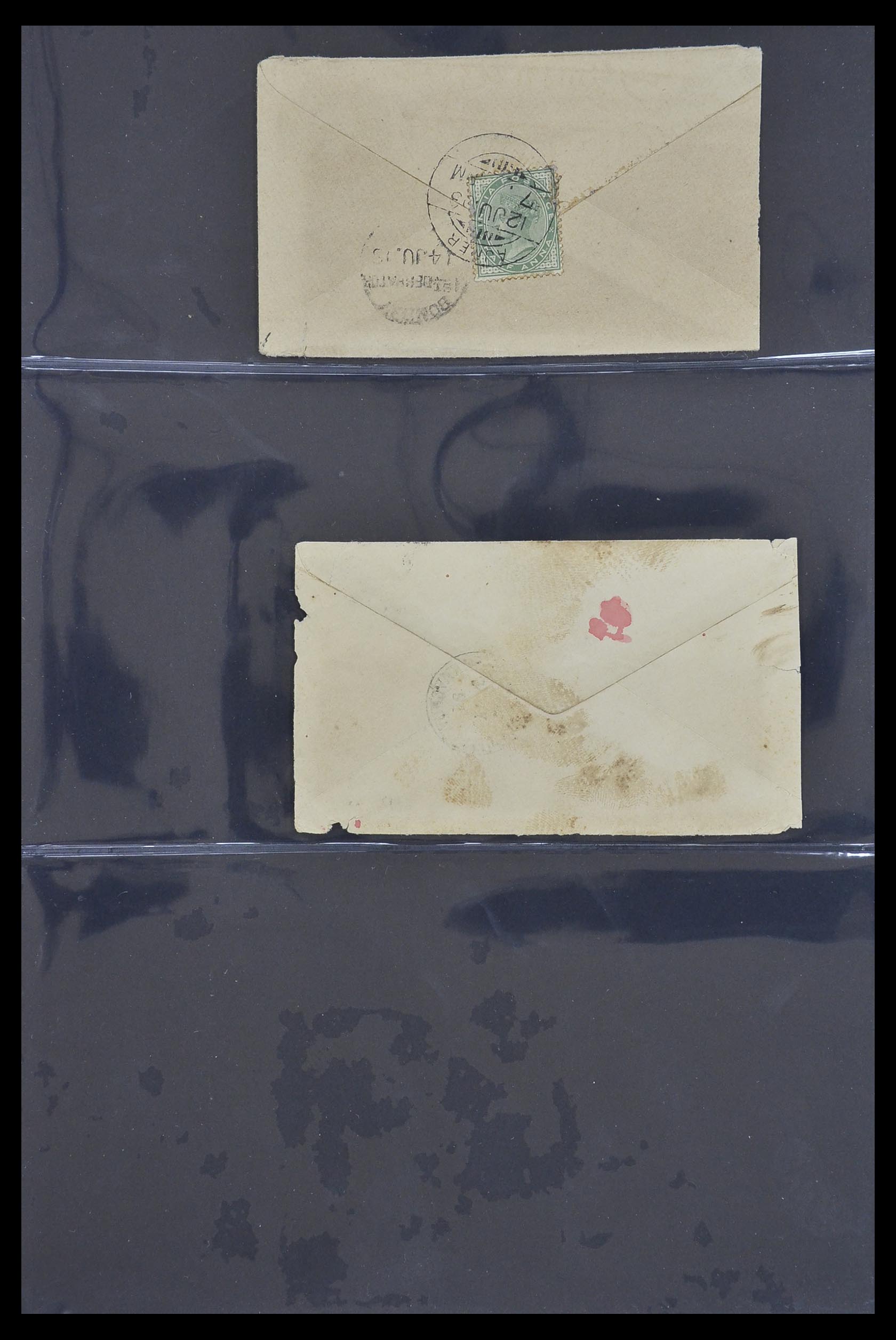 33724 117 - Postzegelverzameling 33724 India en staten brieven 1865-1949.