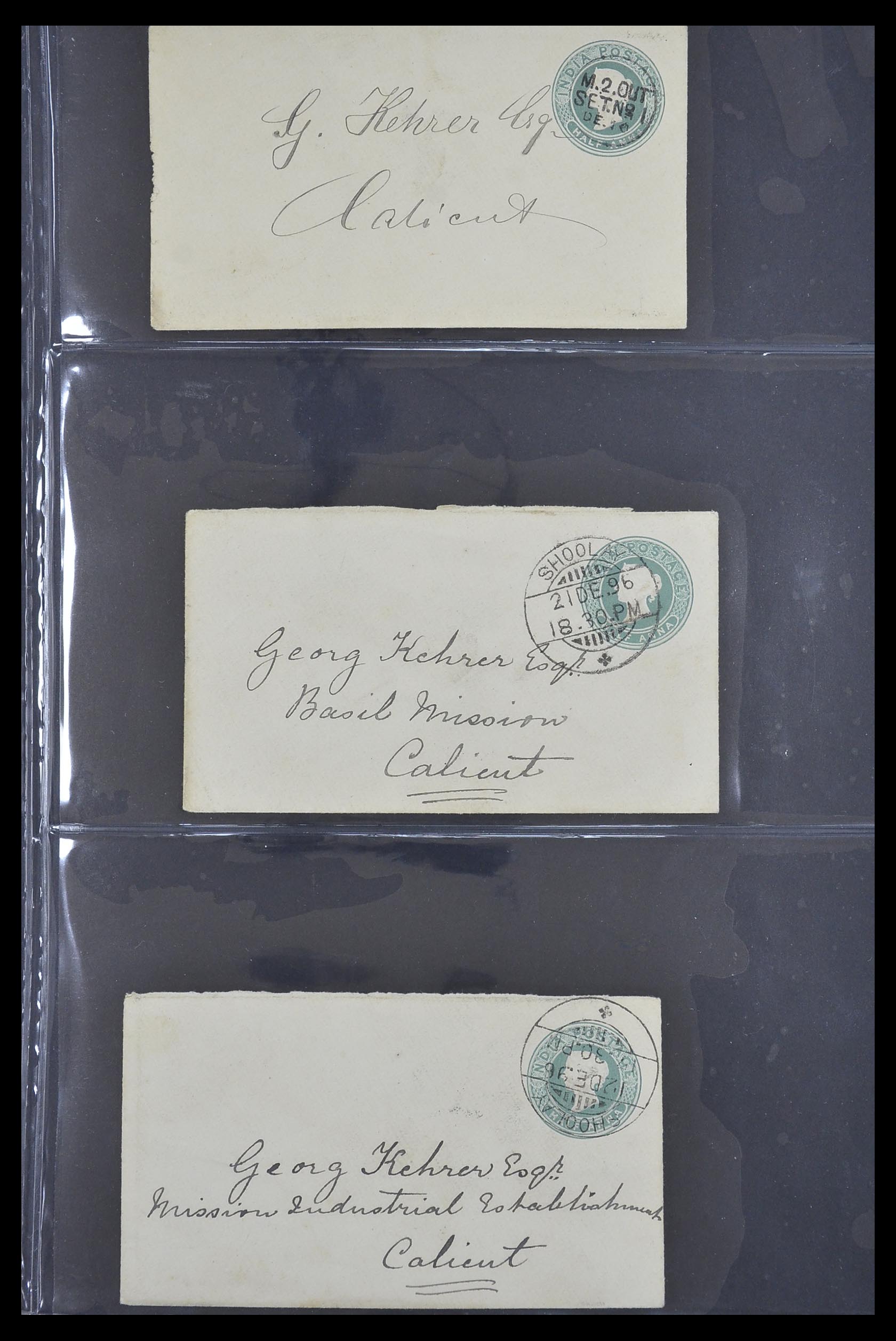 33724 118 - Postzegelverzameling 33724 India en staten brieven 1865-1949.