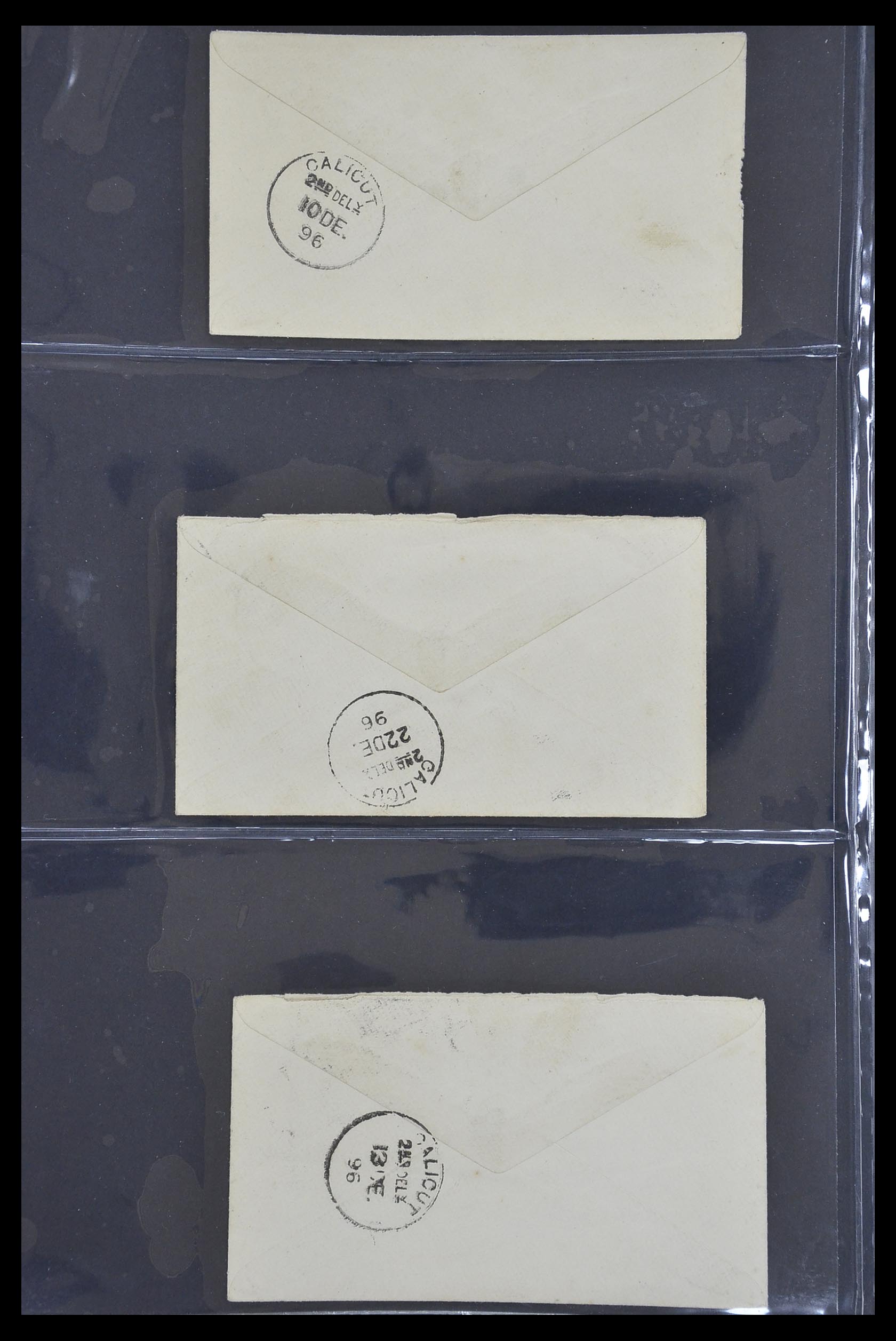 33724 119 - Postzegelverzameling 33724 India en staten brieven 1865-1949.